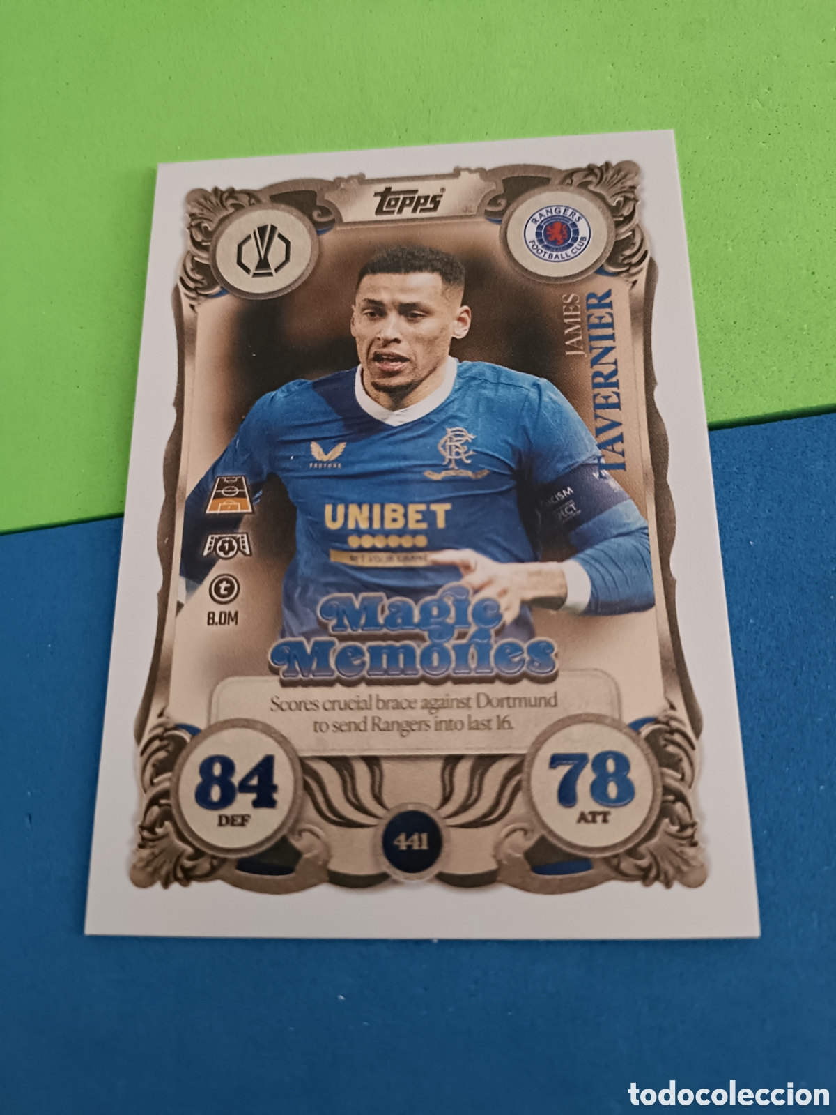 Fu&szlig;ball-Sticker: Topps Match Attax 2025 2026 - Magic Memories 441 Tavernier