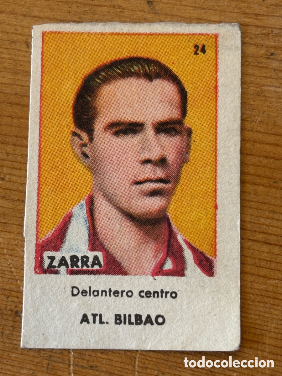 Cartes &agrave; collectionner de Football: Cromo f&uacute;tbol Zarra Athletic de Bilbao As del f&uacute;tbol Bruguera 1944