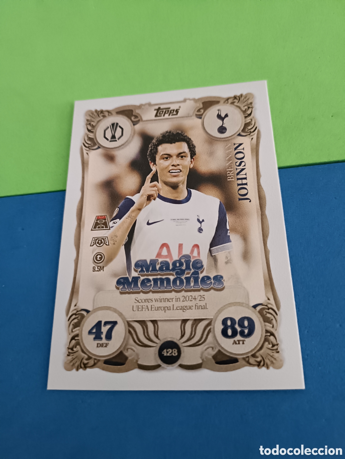 Cromos de F&uacute;tbol: Topps Match Attax 2025 2026 - Magic Memories 48 Johnson