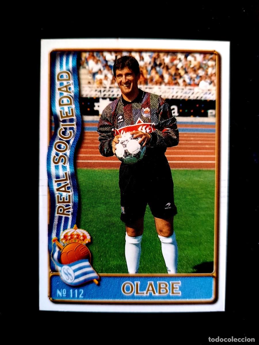 Cromos de F&uacute;tbol: 112 OLABE - REAL SOCIEDAD - MUNDICROMO 96/97