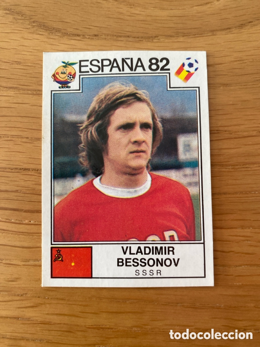 Cromos de F&uacute;tbol: Cromo panini mundial Espa&ntilde;a 82 n&uacute;mero 392 Bessonov - Sticker album world cup Spain 1982 URSS