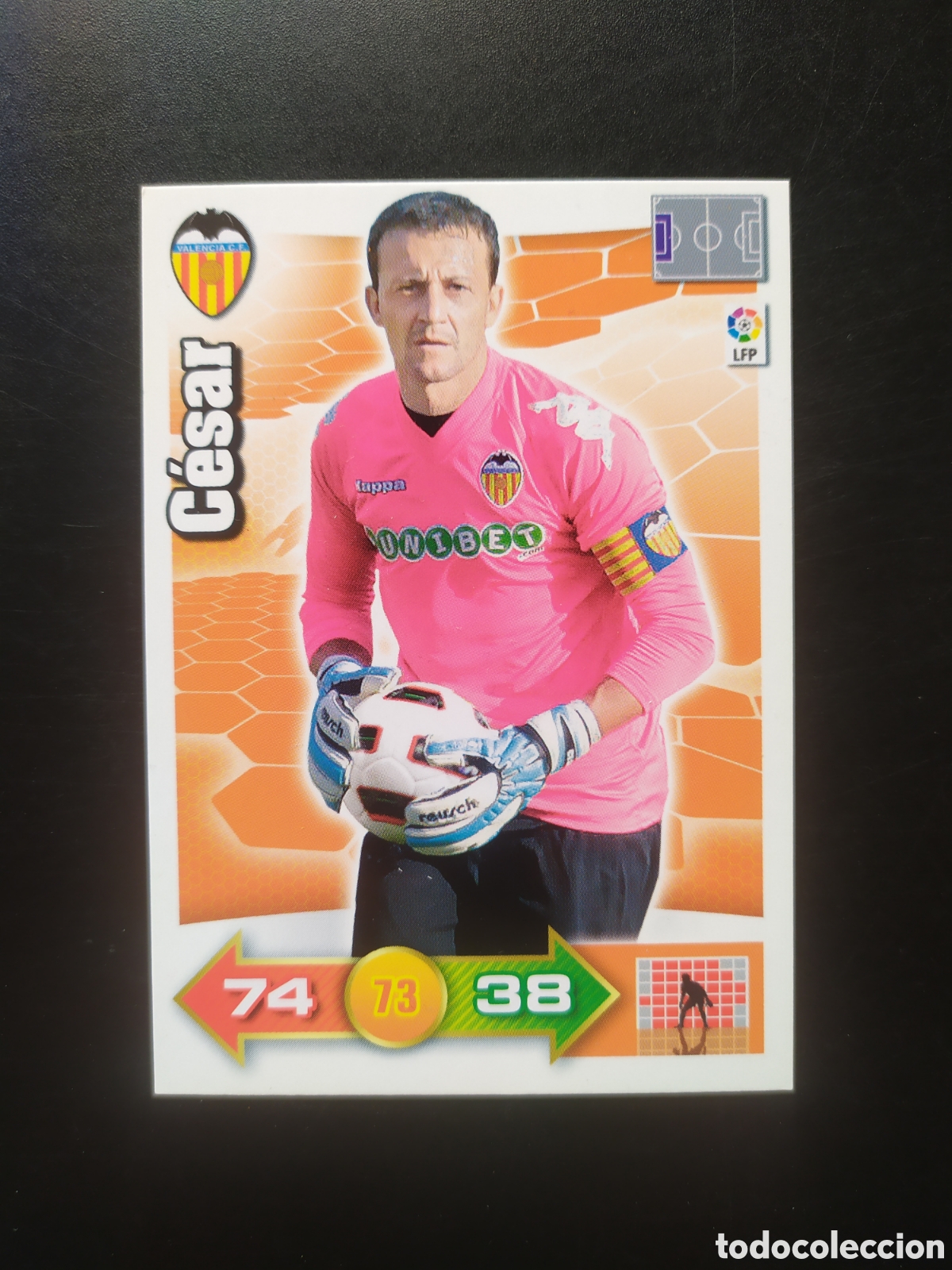 Cromos de F&uacute;tbol: Adrenalyn 2010 2011 10 11 panini C&eacute;sar n&deg; 307 Valencia