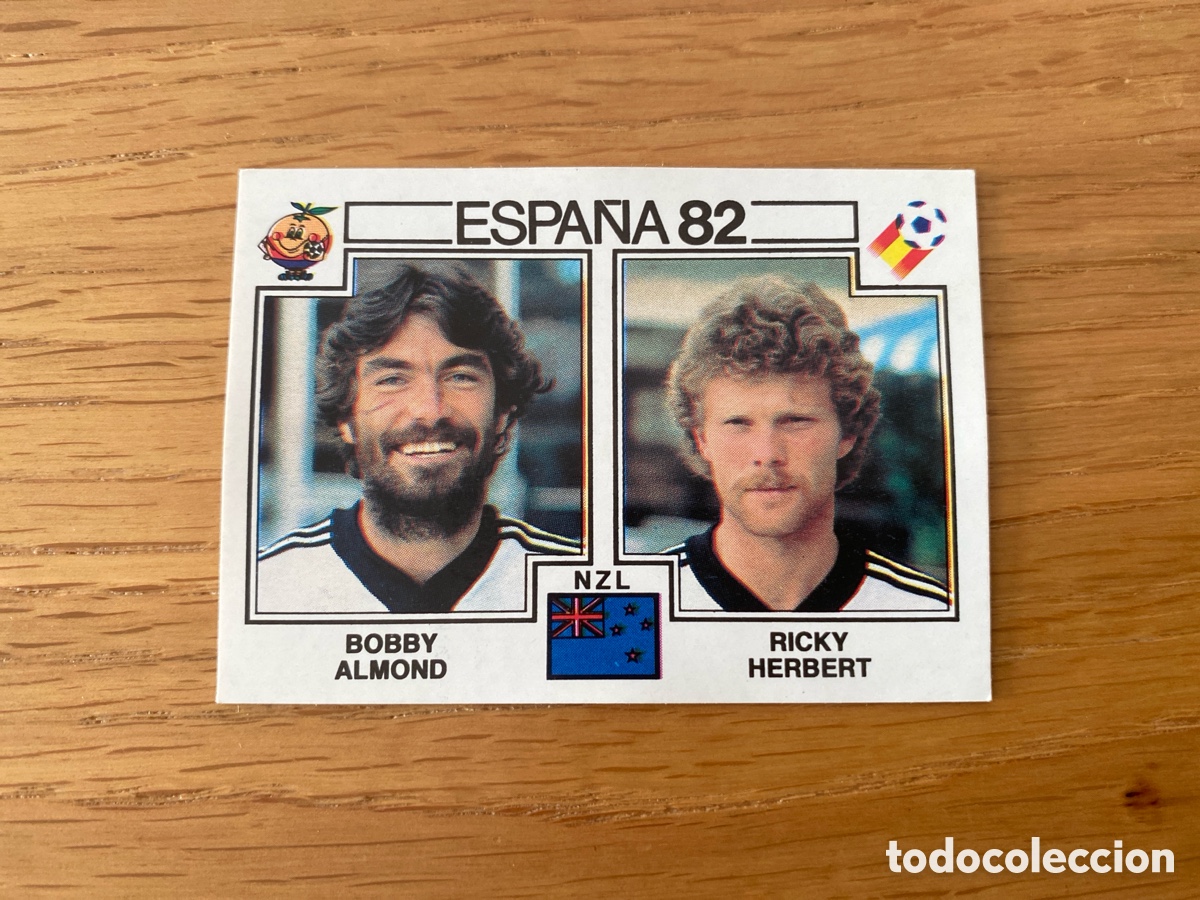 Cartes &agrave; collectionner de Football: Cromo panini mundial Espa&ntilde;a 82 n&uacute;mero 421 Almond/Herbert - Sticker album World cup Spain 1982