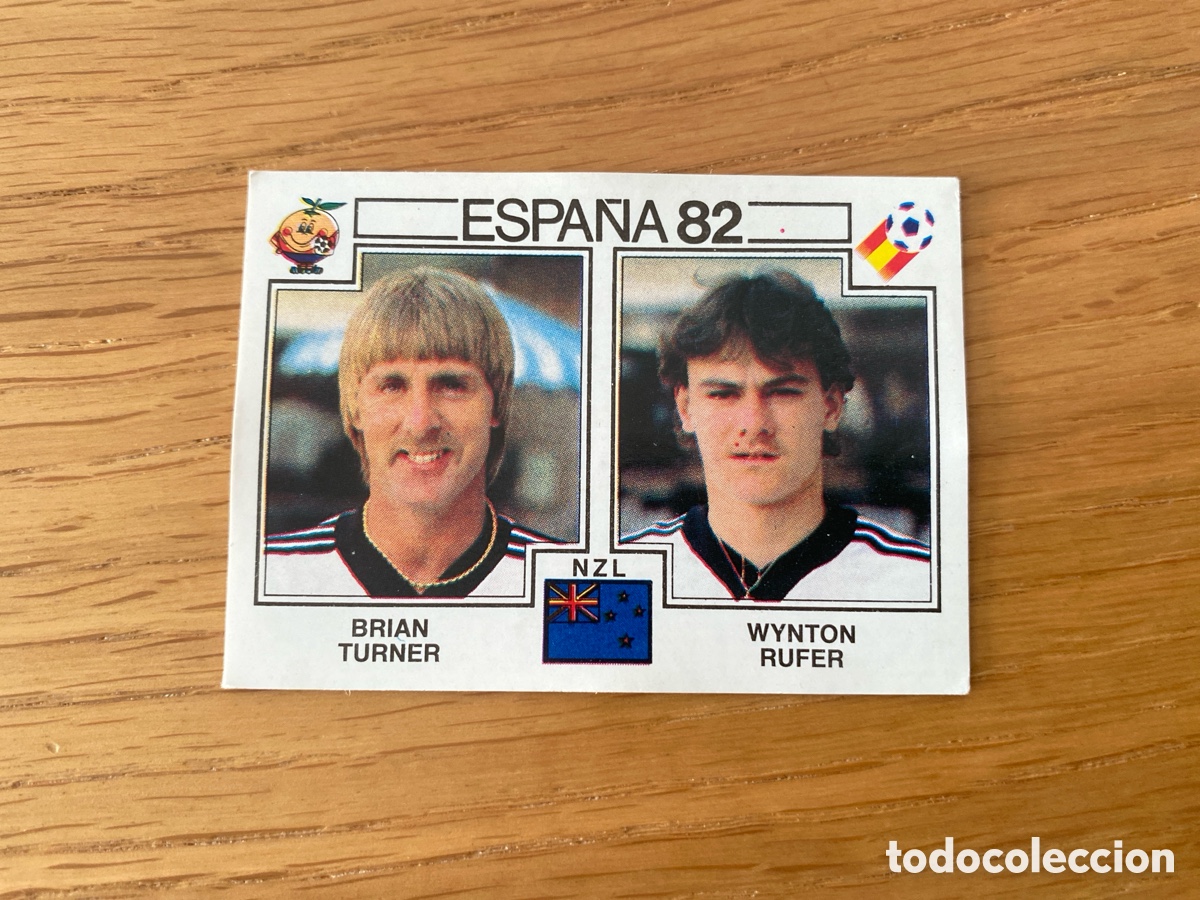 Football Stickers: Cromo panini mundial Espa&ntilde;a 82 n&uacute;mero 426 Turner/Rufer - Sticker album world cup Spain 1982