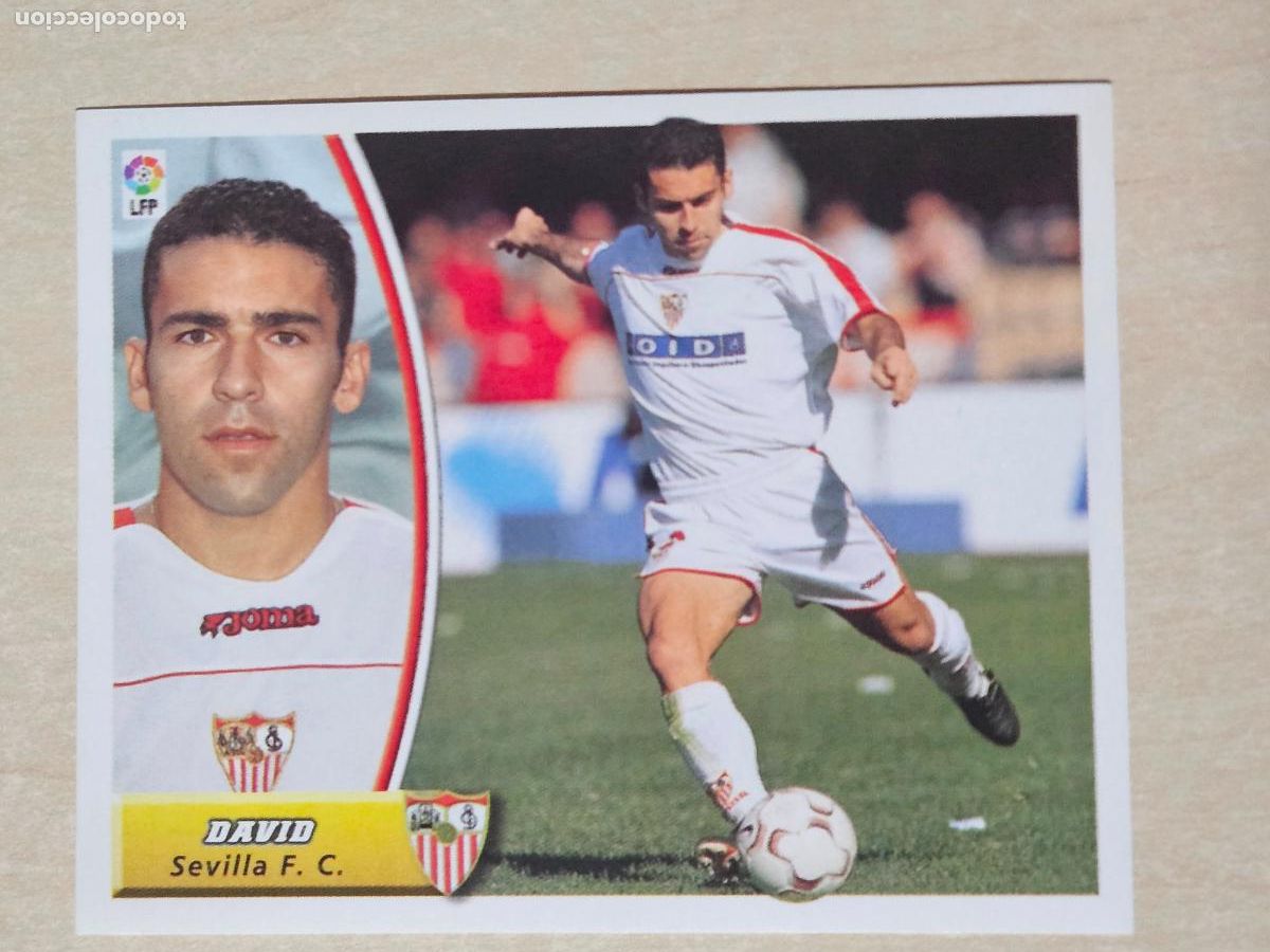 Cromos de F&uacute;tbol: CROMO DAVID - ESTE 2003 04 - 03 04 - CROMO SIN PEGAR - SEVILLA