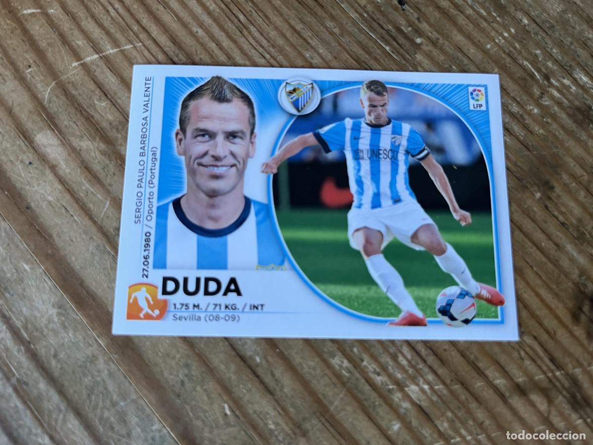 Fu&szlig;ball-Sticker: CROMO SIN PEGAR NUNCA PEGADO ALBUM LIGA ESTE 14 15 2014 2015 MALAGA # 12 DUDA
