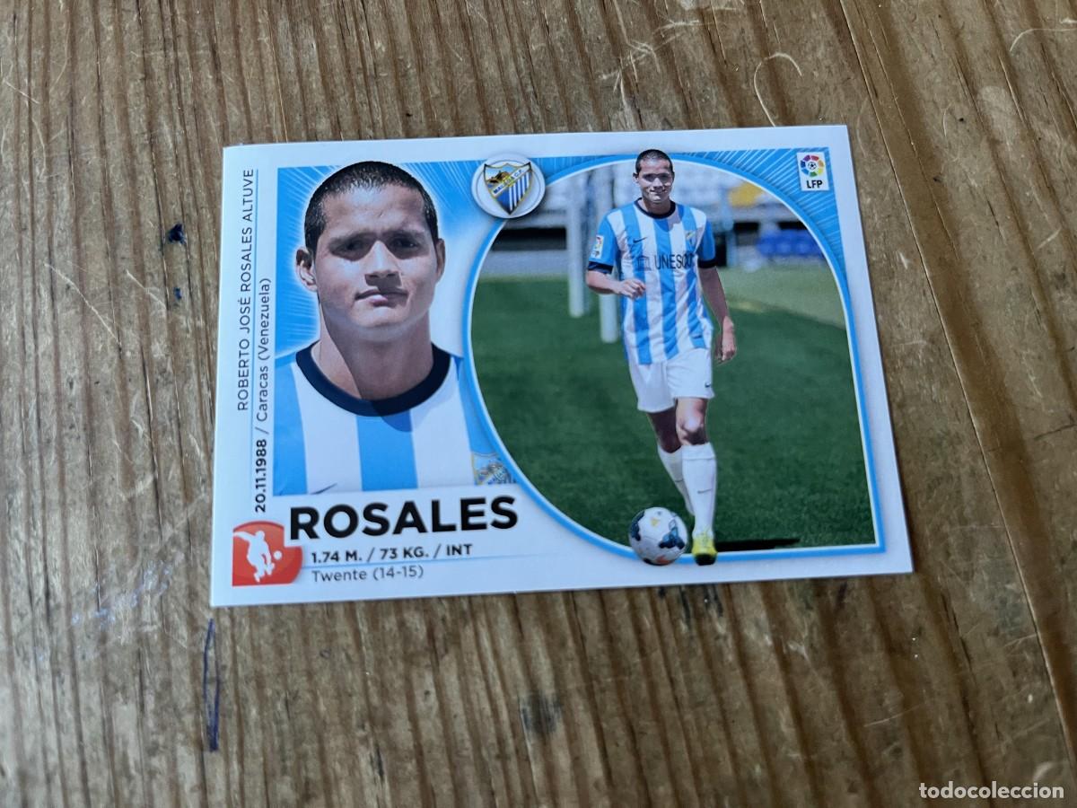 Cartes &agrave; collectionner de Football: CROMO SIN PEGAR NUNCA PEGADO ALBUM LIGA ESTE 14 15 2014 2015 MALAGA # 19 ROSALES