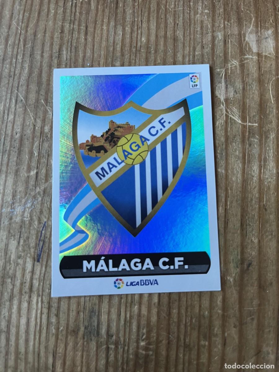 Figurine di Calcio: CROMO SIN PEGAR NUNCA PEGADO ALBUM LIGA ESTE 14 15 2014 2015 MALAGA # 23 ESCUDO