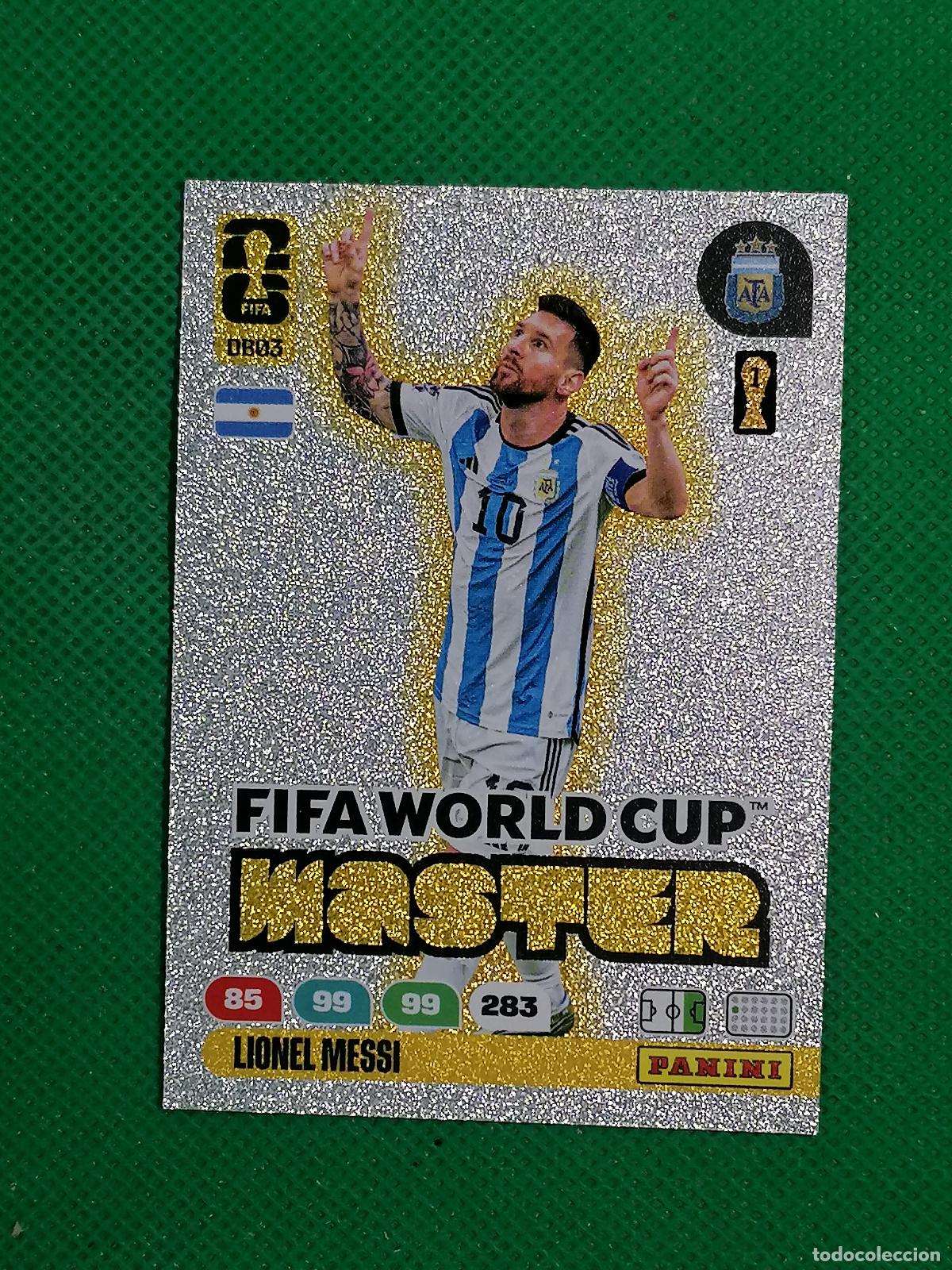 Cromos de F&uacute;tbol: DB 3 DB3 LIONEL MESSI ARGENTINA MASTER ⚽ PANINI ADRENALYN FIFA WORLD CUP 26 2026 ⚽