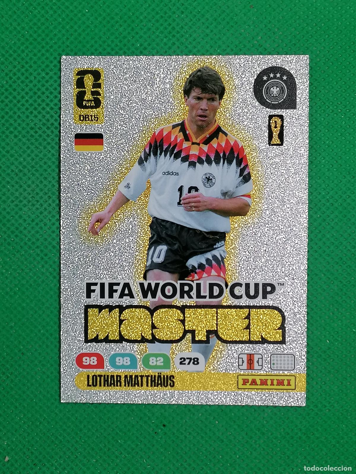 Cromos de F&uacute;tbol: DB 15 DB15 LOTHAR MATTHAUS ALEMANIA MASTER ⚽ PANINI ADRENALYN FIFA WORLD CUP 26 2026 ⚽