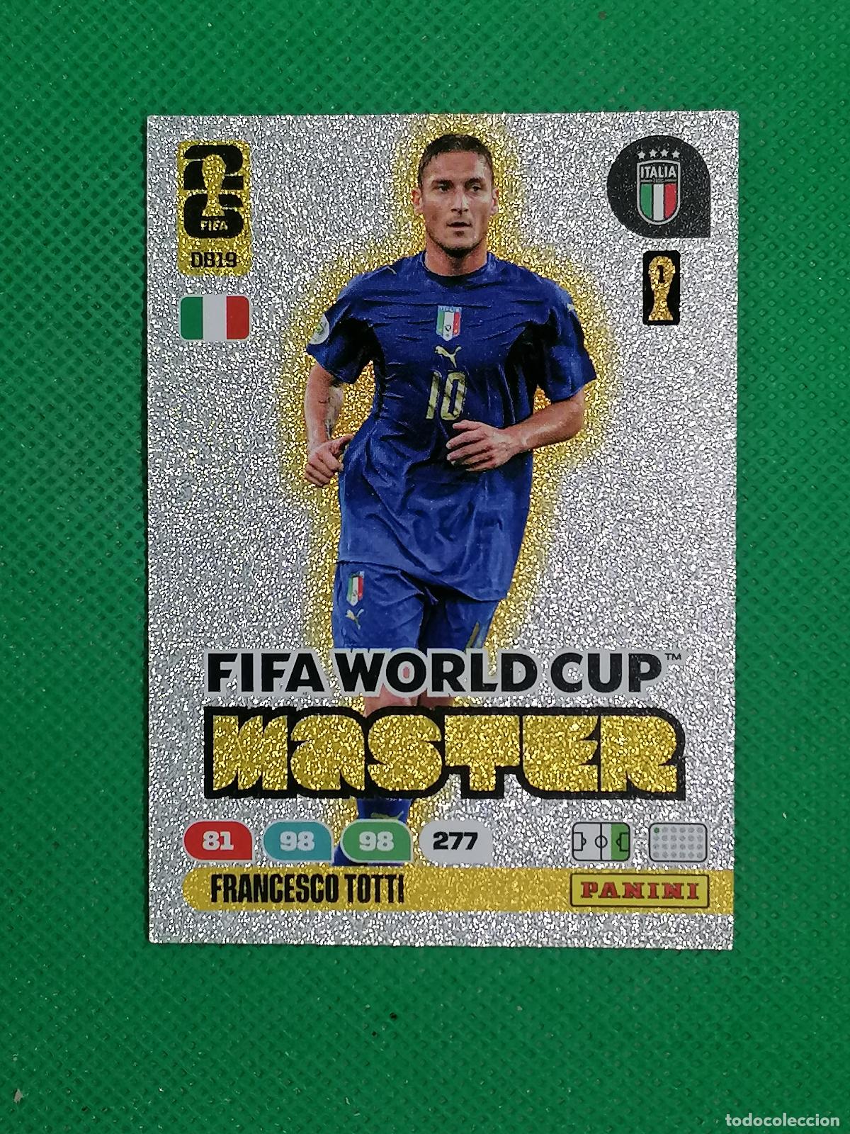 Cromos de F&uacute;tbol: DB 19 DB19 FRANCESCO TOTI ITALIA MASTER ⚽ PANINI ADRENALYN FIFA WORLD CUP 26 2026 ⚽