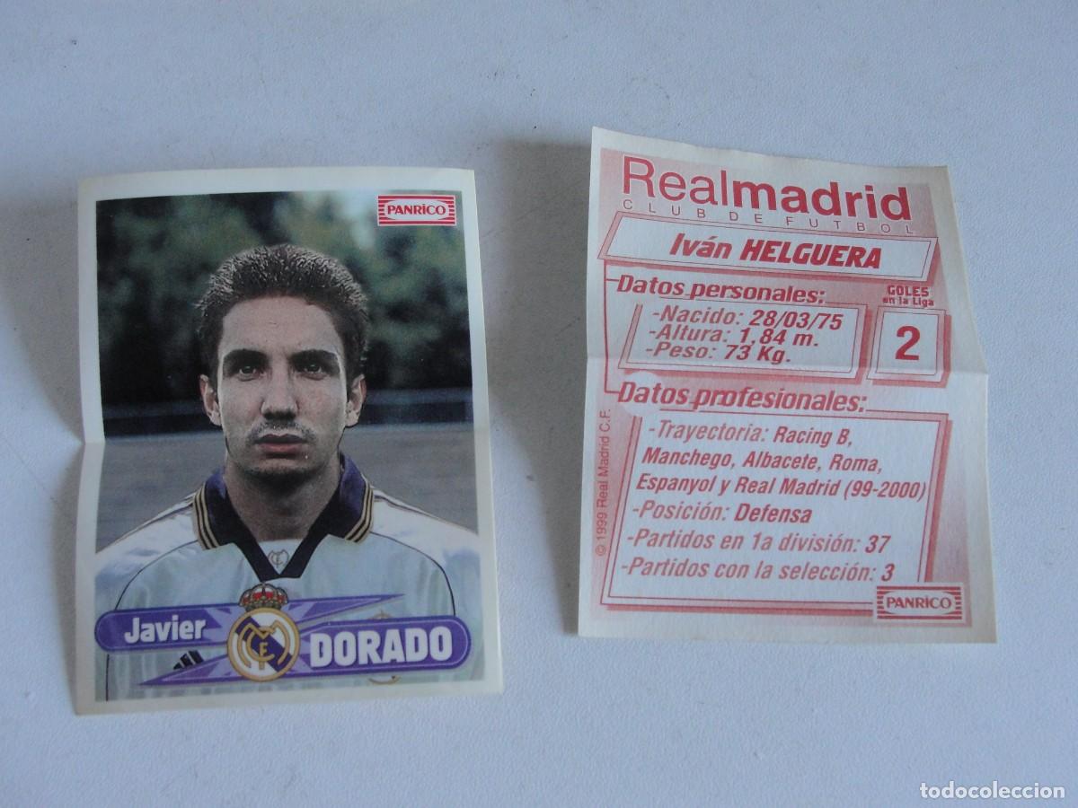 Cartes &agrave; collectionner de Football: CROMO PANRICO LIGA 1999 2000 - REAL MADRID - DORADO -