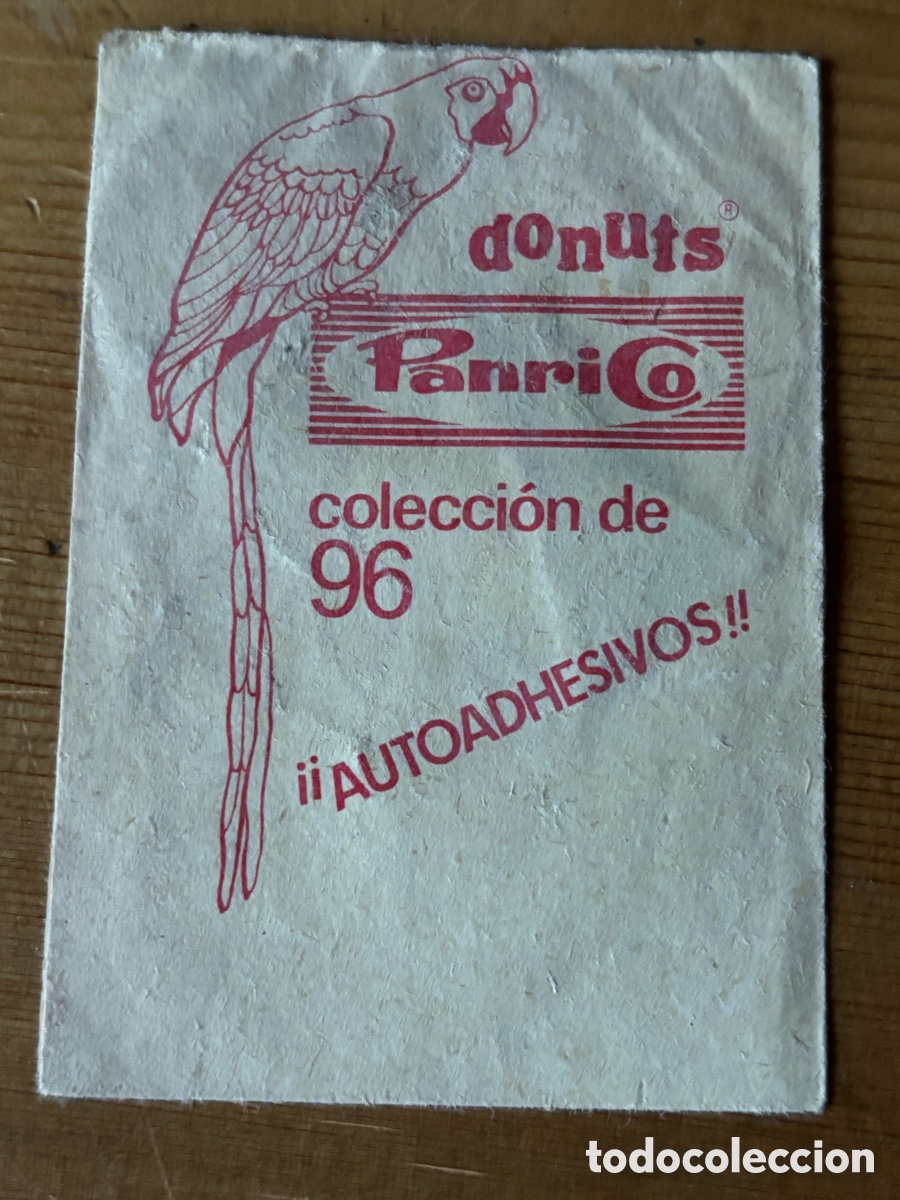 Football Stickers: Sobre cerrado de cromos P&aacute;jaros de Panrico