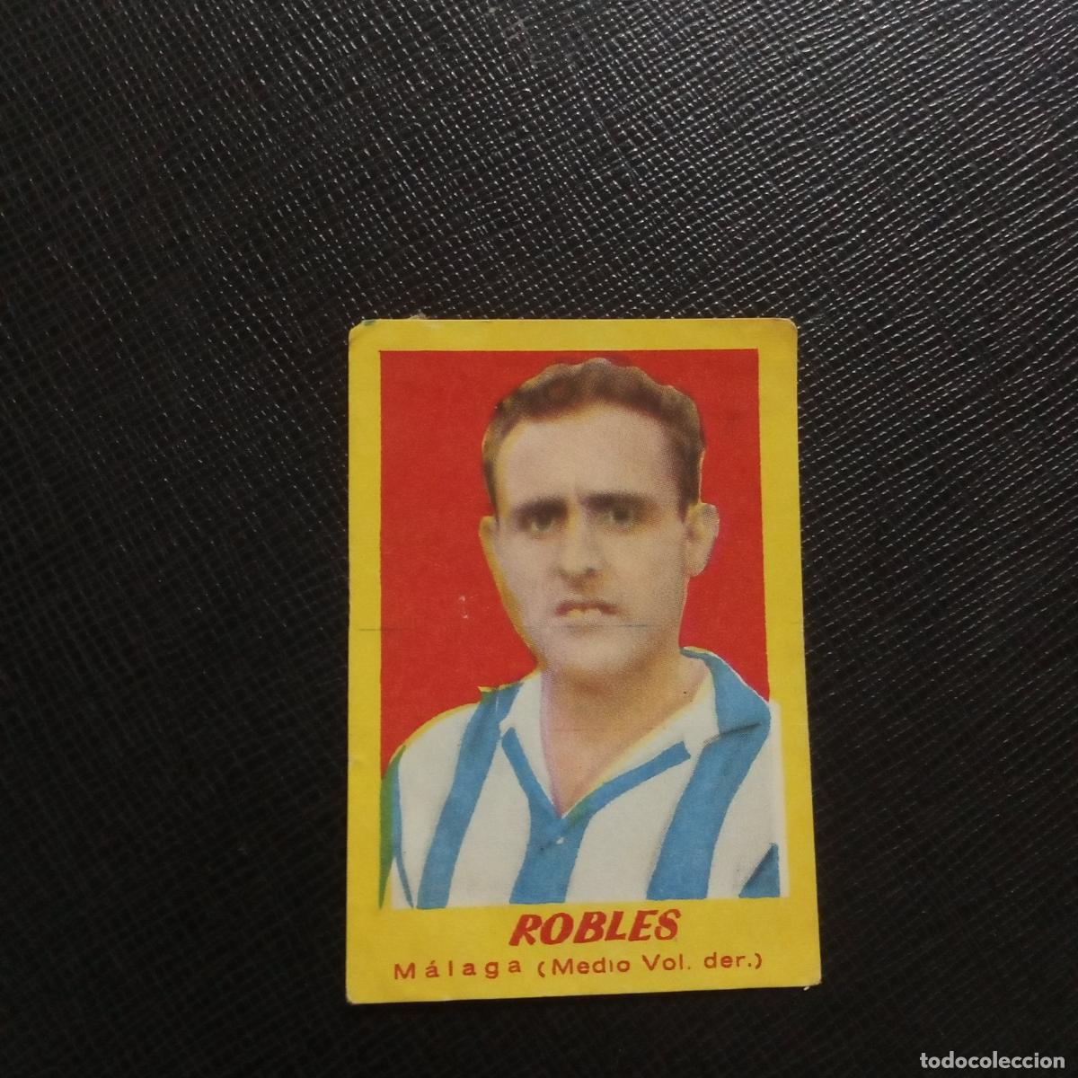 Cromos de F&uacute;tbol: ROBLES MALAGA BRUGUERA 1950 1951 CROMO FUTBOL 50 51 LIGA - DESPEGAGO - A196 PG33
