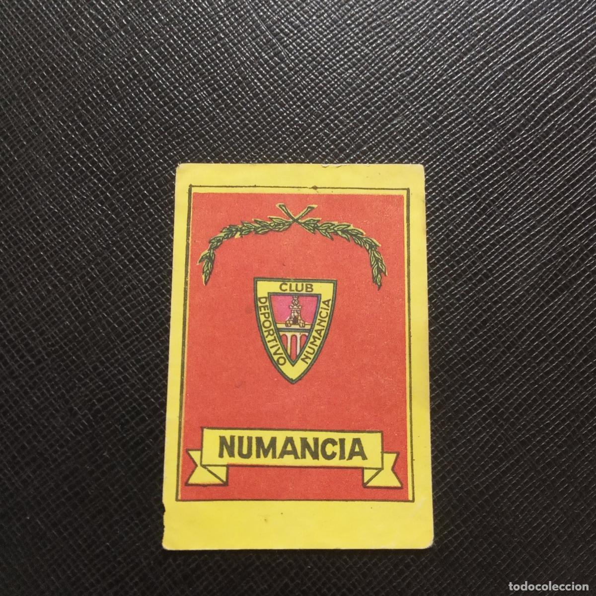 Cromos de F&uacute;tbol: ESCUDO NUMANCIA BRUGUERA 1950 1951 CROMO FUTBOL 50 51 LIGA - DESPEGAGO - A196 PG38