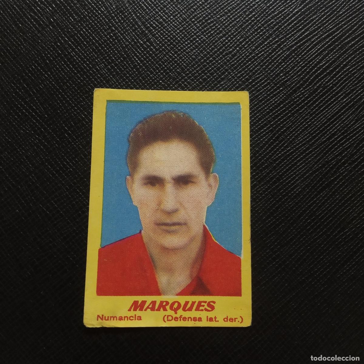 Fu&szlig;ball-Sticker: MARQUES NUMANCIA BRUGUERA 1950 1951 CROMO FUTBOL 50 51 LIGA - DESPEGAGO - A196 PG38