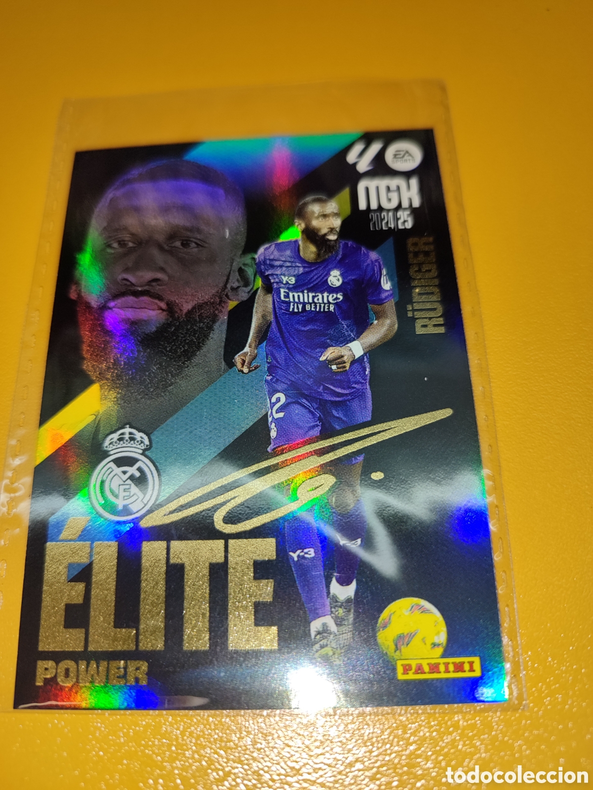 Cartes &agrave; collectionner de Football: Rudiger &Eacute;lite Power firmado Megacraks 24/25