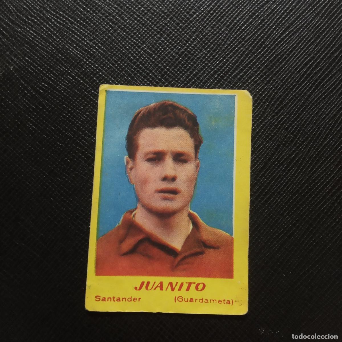 Cromos de F&uacute;tbol: JUANITO RACING SANTANDER BRUGUERA 1950 1951 CROMO FUTBOL 50 51 LIGA - DESPEGAGO - A196 PG39