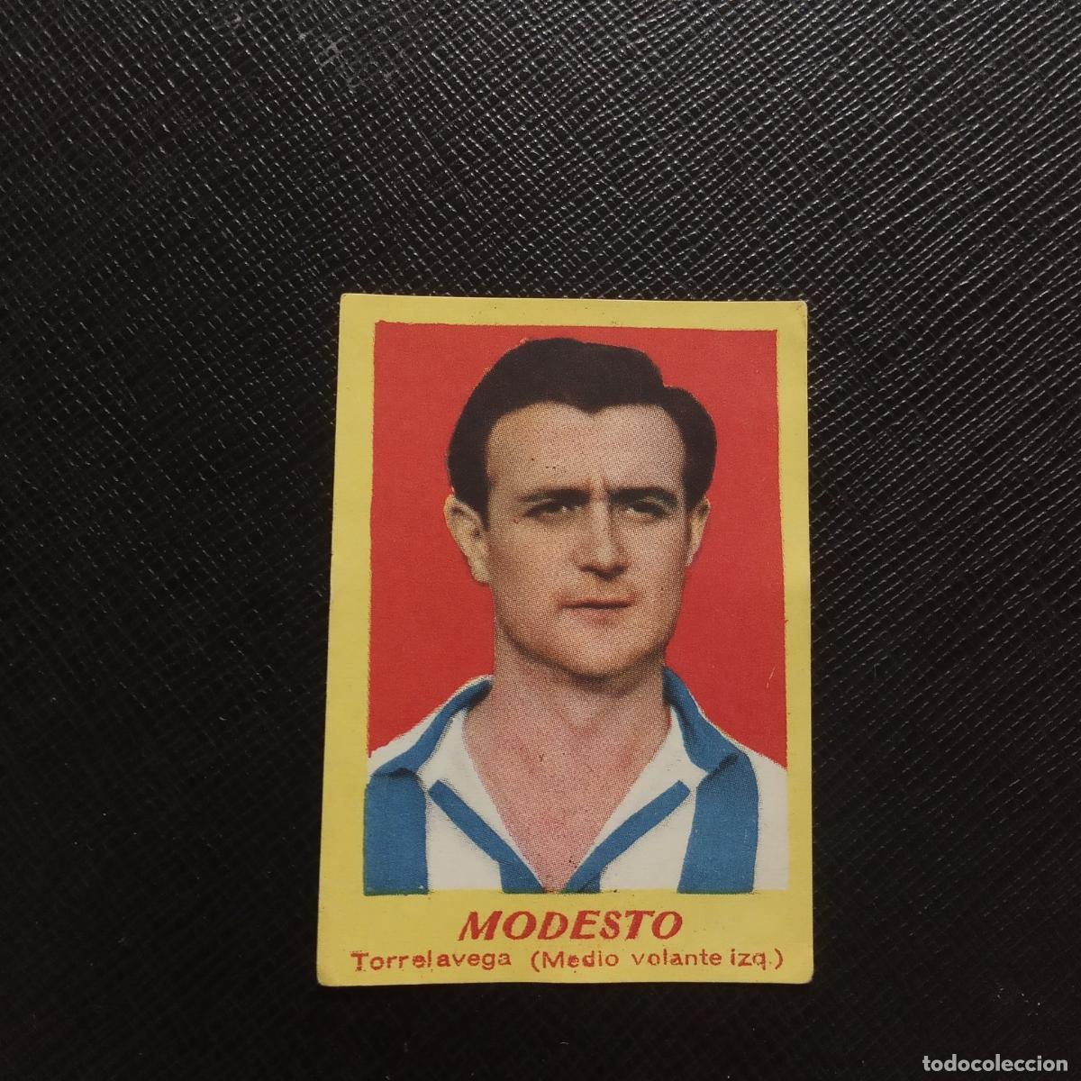 Fu&szlig;ball-Sticker: MODESTO TORRELAVEGA BRUGUERA 1950 1951 CROMO FUTBOL 50 51 LIGA - SIN PEGAR - A196 PG45