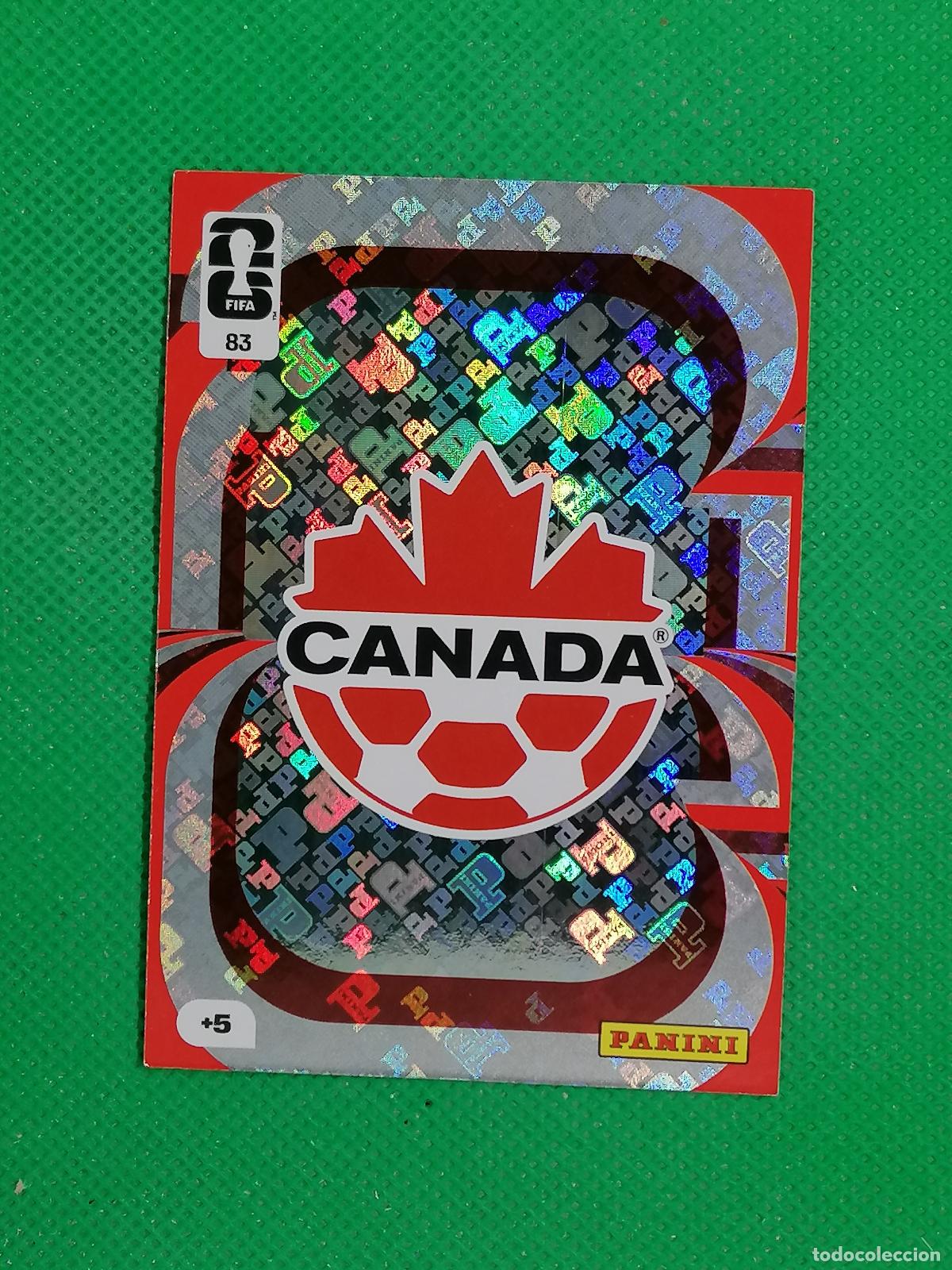 Cromos de F&uacute;tbol: 83 ESCUDO CANADA TEAM CREST ⚽ PANINI ADRENALYN FIFA WORLD CUP 26 2026 ⚽