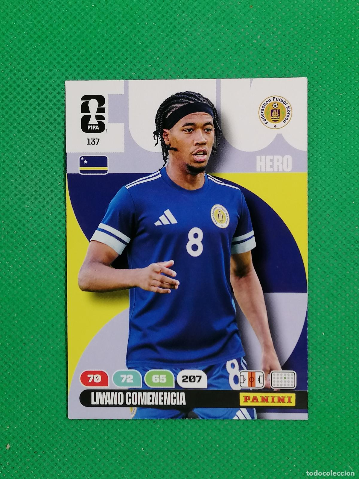 Fu&szlig;ball-Sticker: 137 LIVANO COMENENCIA CURACAO HERO ⚽ PANINI ADRENALYN FIFA WORLD CUP 26 2026 ⚽