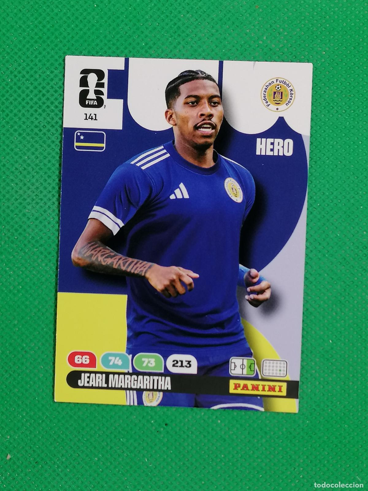 Cromos de F&uacute;tbol: 141 JEARL MARGARITHA CURACAO HERO ⚽ PANINI ADRENALYN FIFA WORLD CUP 26 2026 ⚽