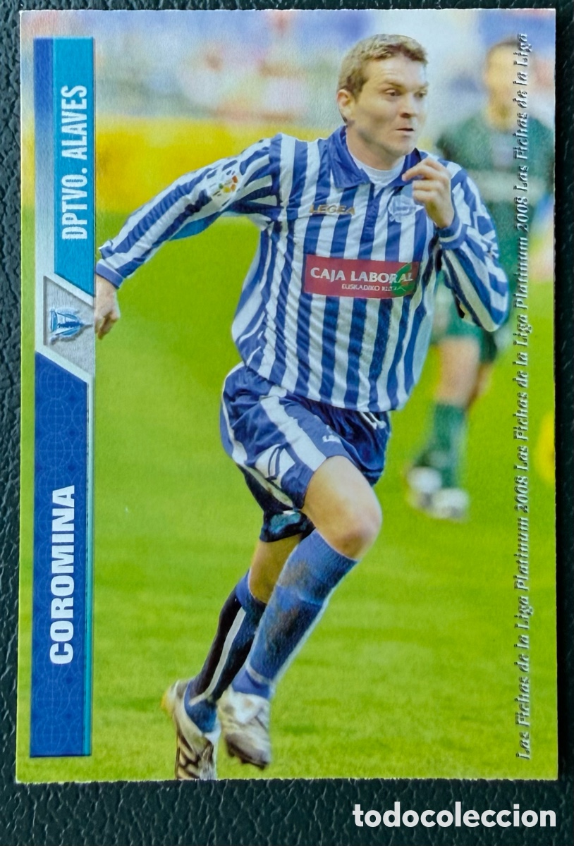 Football Stickers: 1240 COROMINA DEPORTIVO ALAVES FICHAS ALBUM MUNDICROMO 2007 2008 07 08