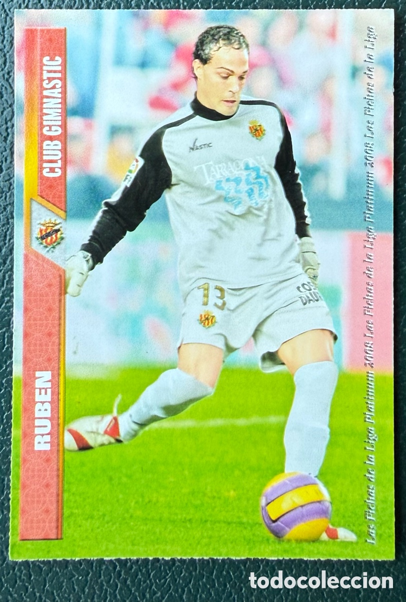 Cromos de F&uacute;tbol: 1214 RUBEN GIMNASTIC DE TARRAGONA FICHAS ALBUM MUNDICROMO 2007 2008 07 08