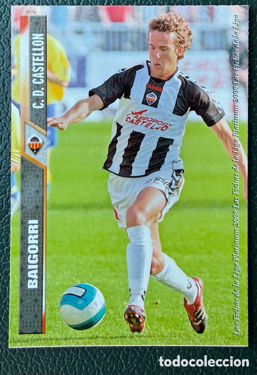 Figurine di Calcio: 1003 BAIGORRI CD CASTELLON FICHAS ALBUM MUNDICROMO 2007 2008 07 08