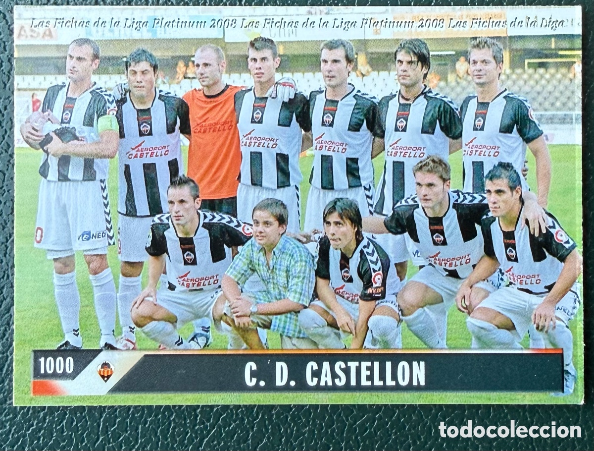 Figurine di Calcio: 1000 ALINEACION CD CASTELLON FICHAS ALBUM MUNDICROMO 2007 2008 07 08