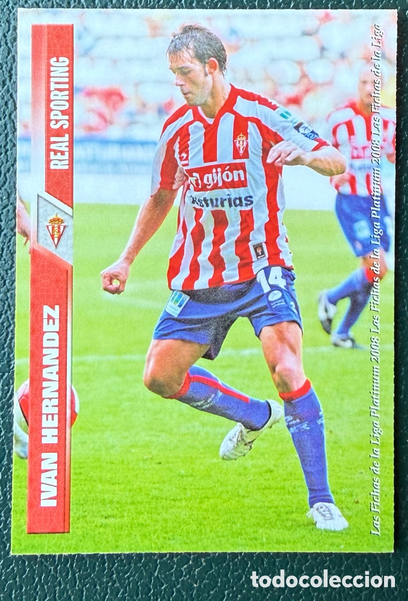 Fu&szlig;ball-Sticker: 993 IVAN HERNANDEZ SPORTING DE GIJON FICHAS ALBUM MUNDICROMO 2007 2008 07 08