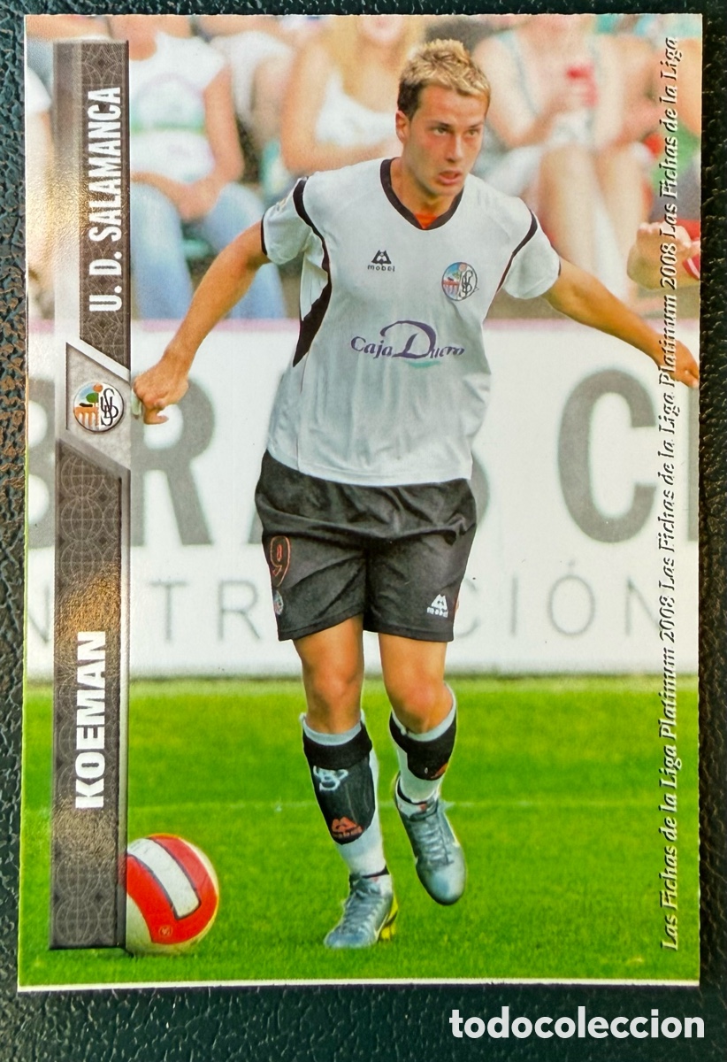 Fu&szlig;ball-Sticker: 979 KOEMAN UD SALAMANCA FICHAS ALBUM MUNDICROMO 2007 2008 07 08