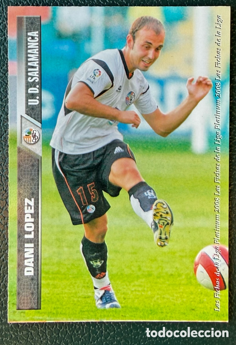 Fu&szlig;ball-Sticker: 967 DANI LOPEZ UD SALAMANCA FICHAS ALBUM MUNDICROMO 2007 2008 07 08