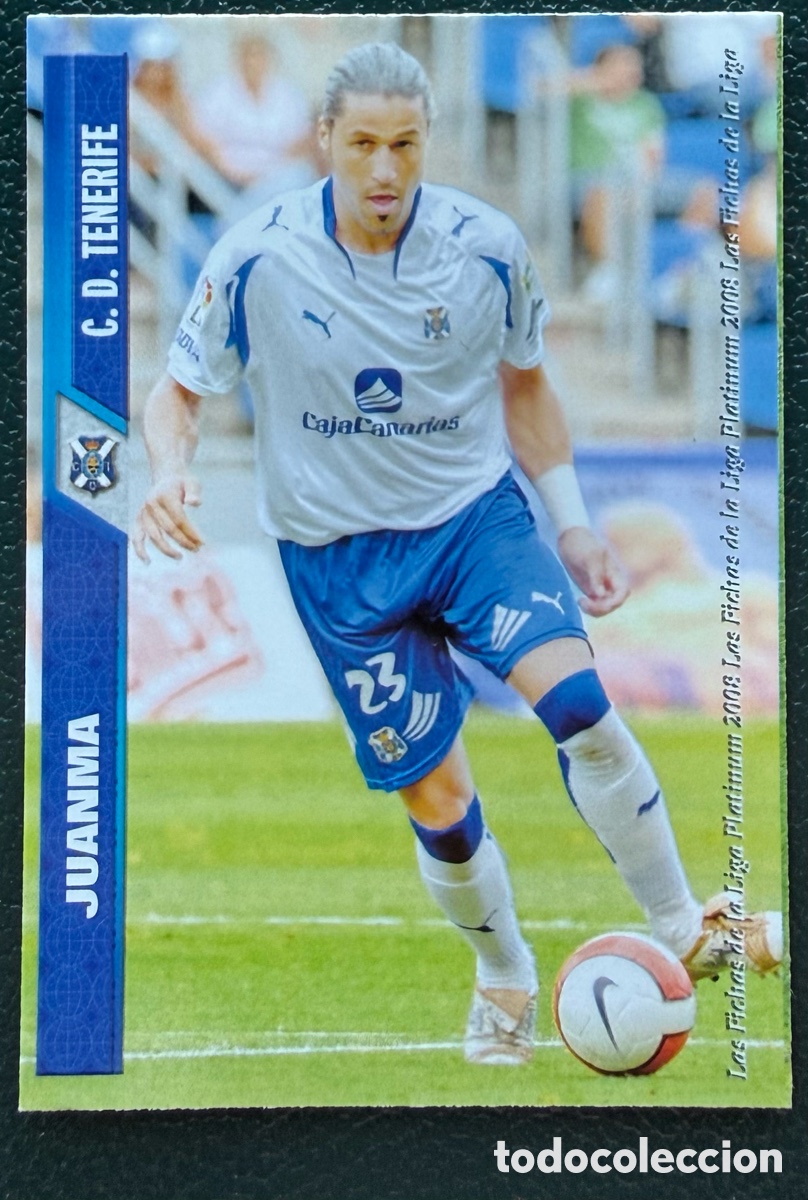 Figurine di Calcio: 878 JUANMA CD TENERIFE FICHAS ALBUM MUNDICROMO 2007 2008 07 08