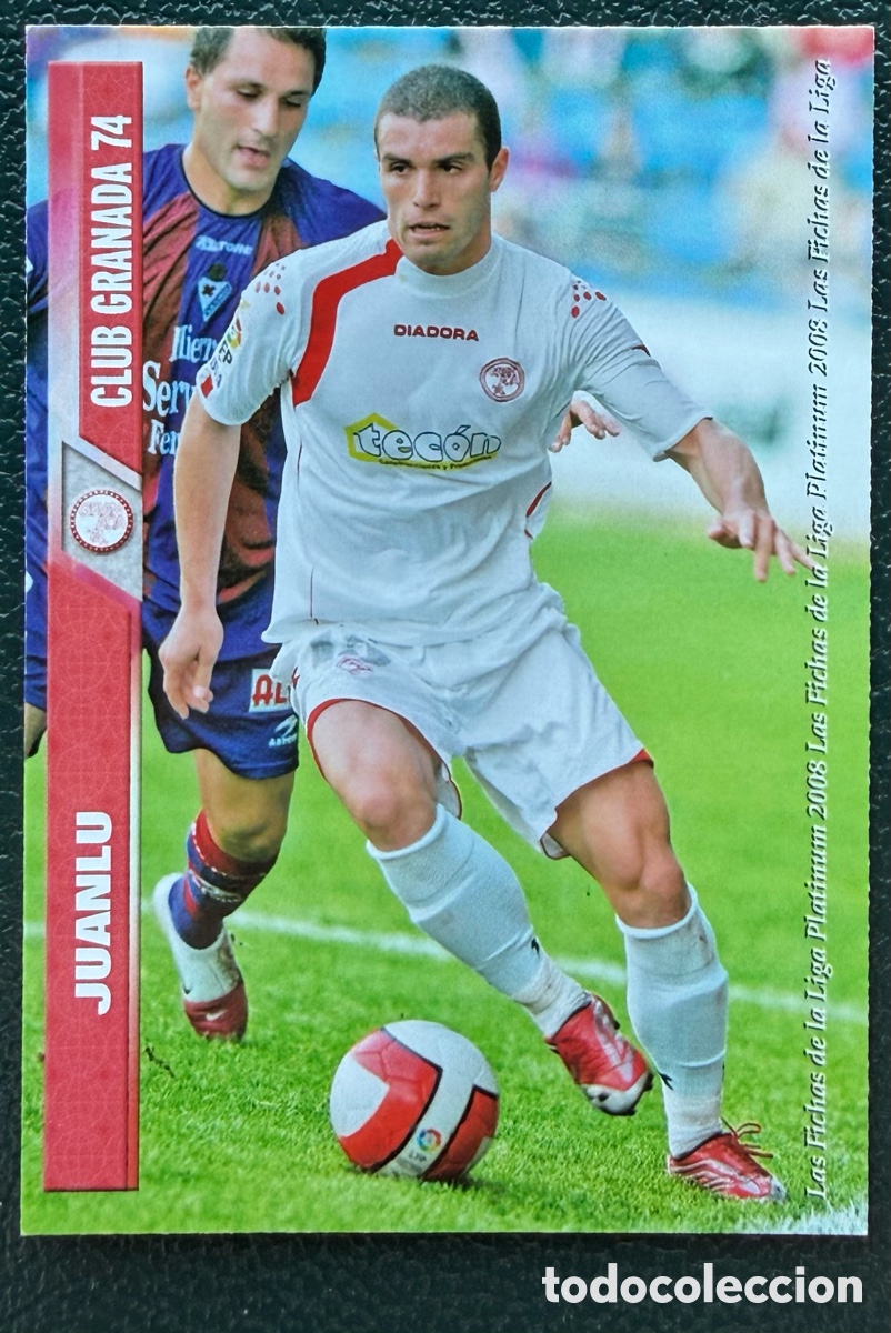 Fu&szlig;ball-Sticker: 829 JUANLU GRANADA 74 FICHAS ALBUM MUNDICROMO 2007 2008 07 08