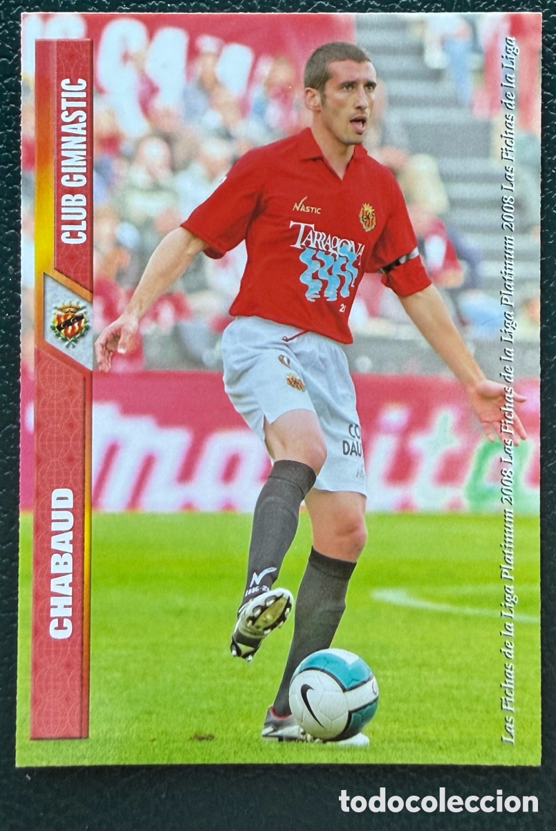 Cromos de F&uacute;tbol: 809 CHABAUD GIMNASTIC DE TARRAGONA FICHAS ALBUM MUNDICROMO 2007 2008 07 08