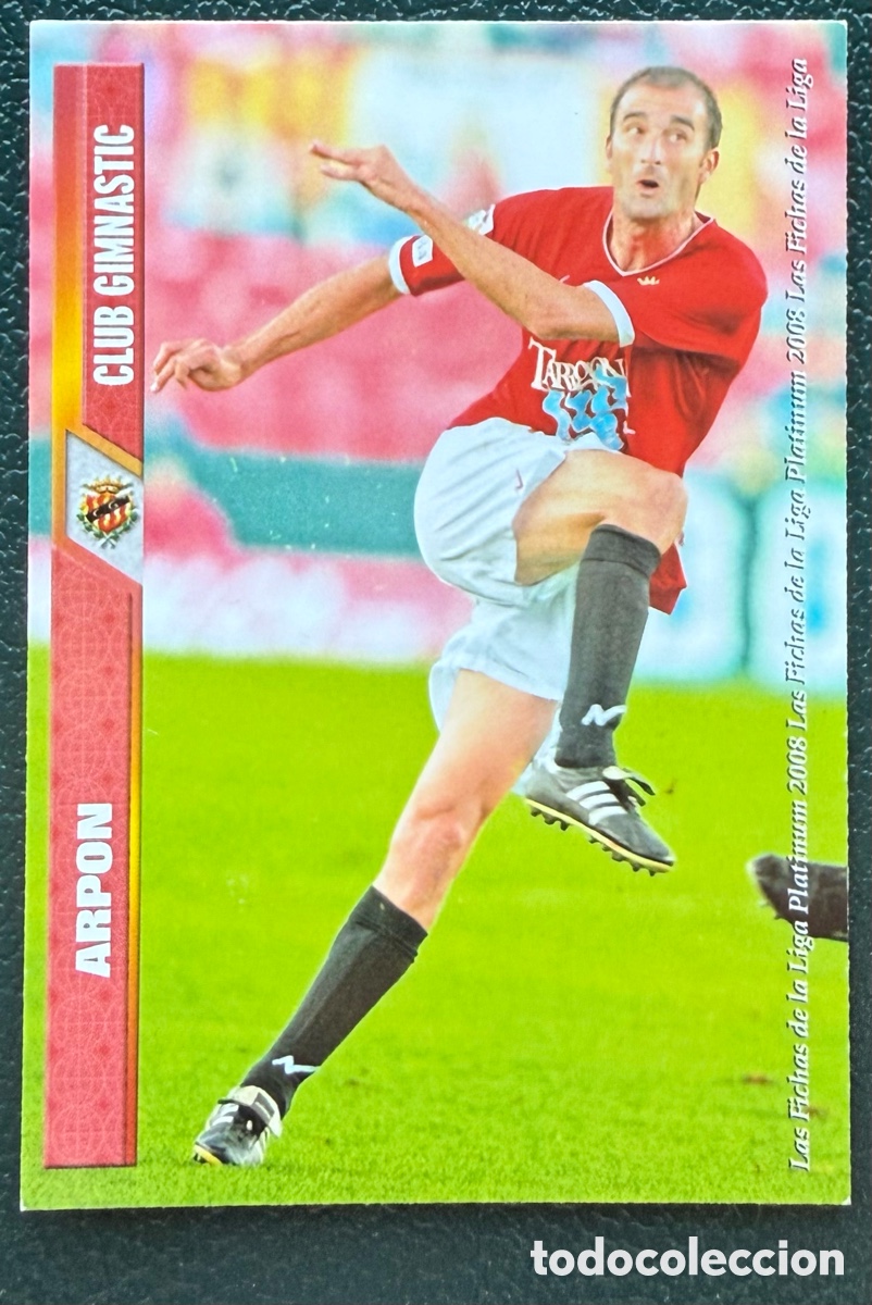 Cromos de F&uacute;tbol: 808 ARPON GIMNASTIC DE TARRAGONA FICHAS ALBUM MUNDICROMO 2007 2008 07 08