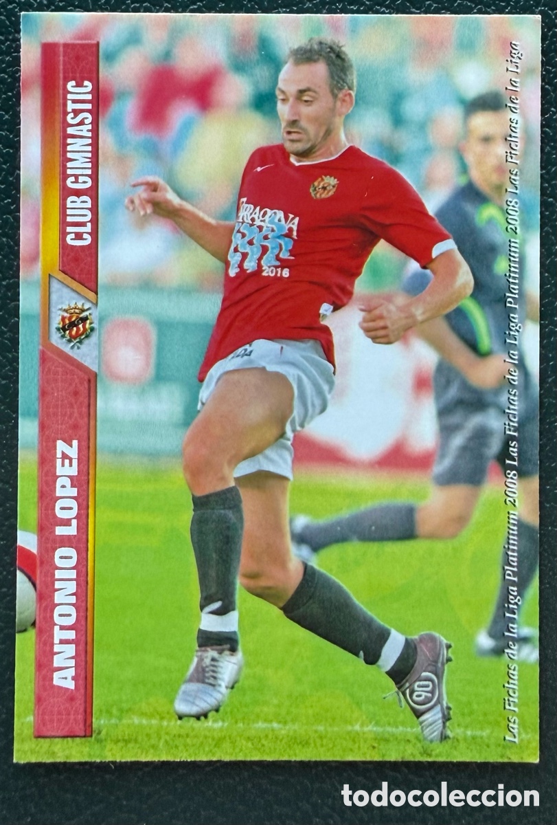 Cromos de Futebol: 806 ANTONIO LOPEZ GIMNASTIC DE TARRAGONA FICHAS ALBUM MUNDICROMO 2007 2008 07 08