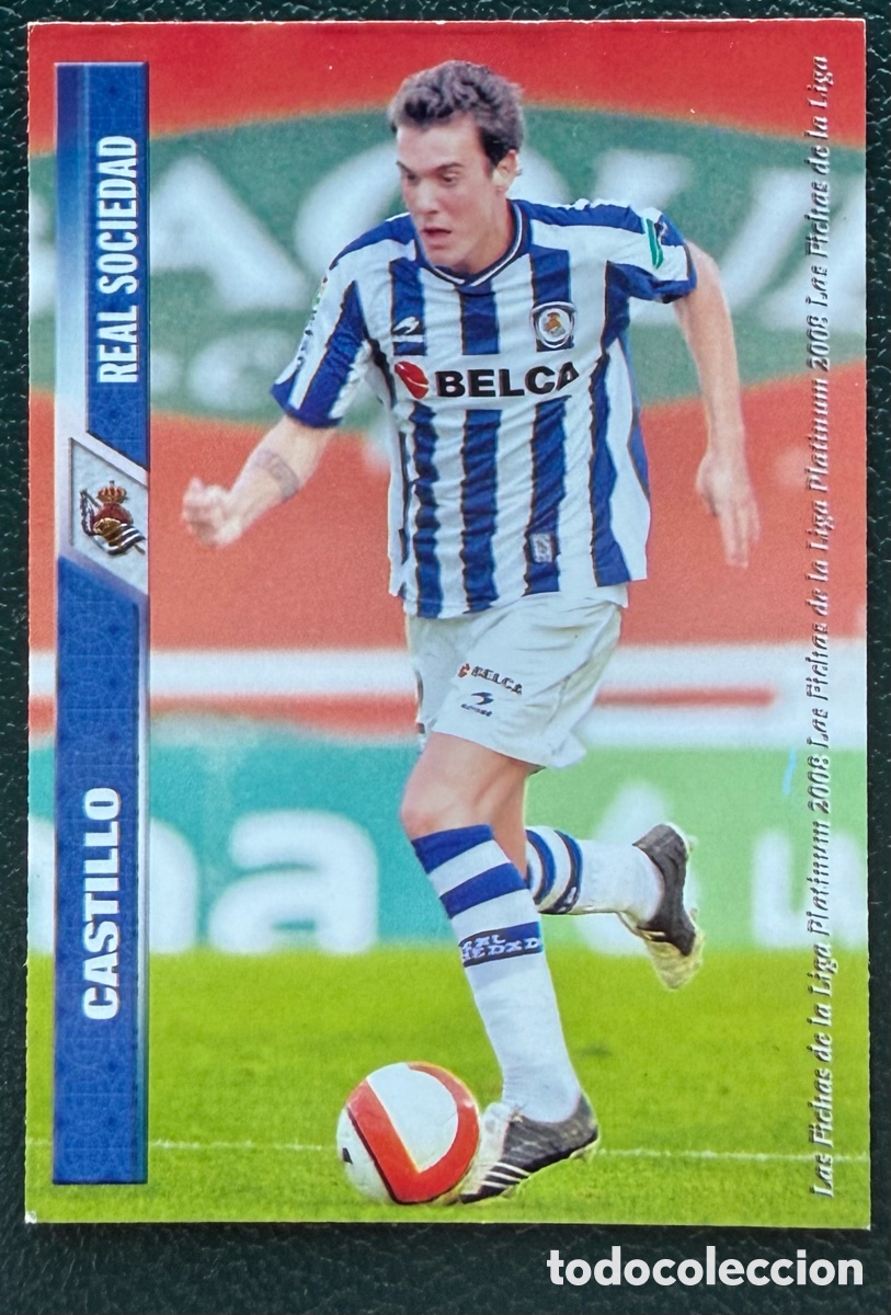 Cromos de Futebol: 790 CASTILLO REAL SOCIEDAD FICHAS ALBUM MUNDICROMO 2007 2008 07 08