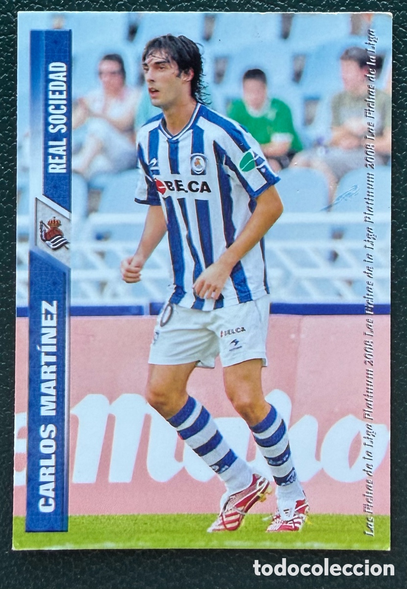 Fu&szlig;ball-Sticker: 788 CARLOS MARTINEZ REAL SOCIEDAD FICHAS ALBUM MUNDICROMO 2007 2008 07 08