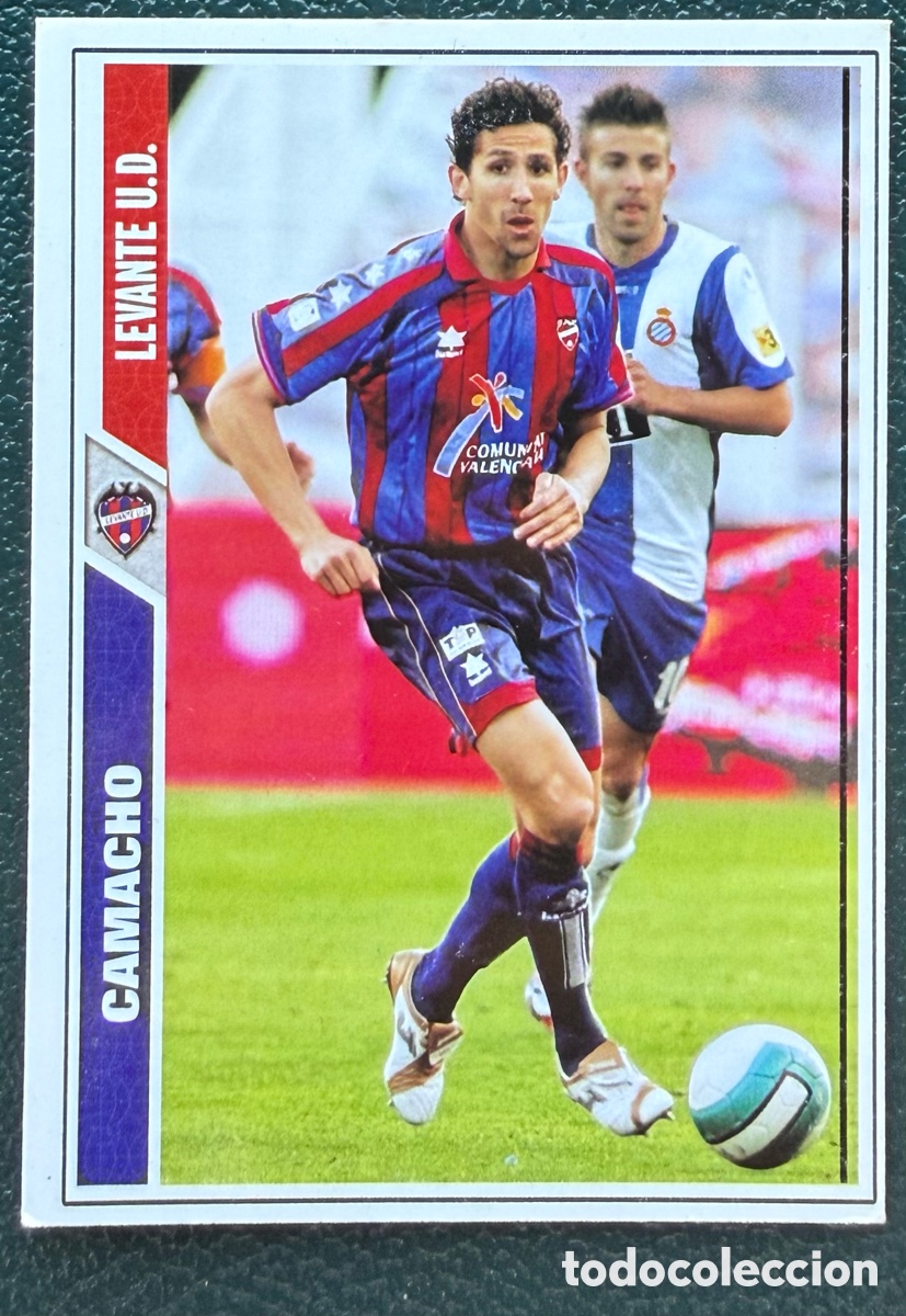 Figurine di Calcio: 384 DIEGO CAMACHO LEVANTE UD FICHAS ALBUM MUNDICROMO 2007 2008 07 08
