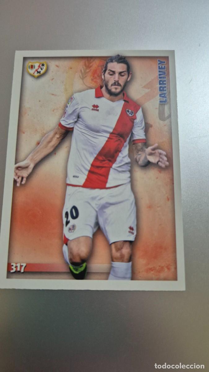Cromos de F&uacute;tbol: LOTE MUNDICROMO 2014 2015 N&ordm; 317 LARRIVEY BAJA DEL RAYO VALLECANO