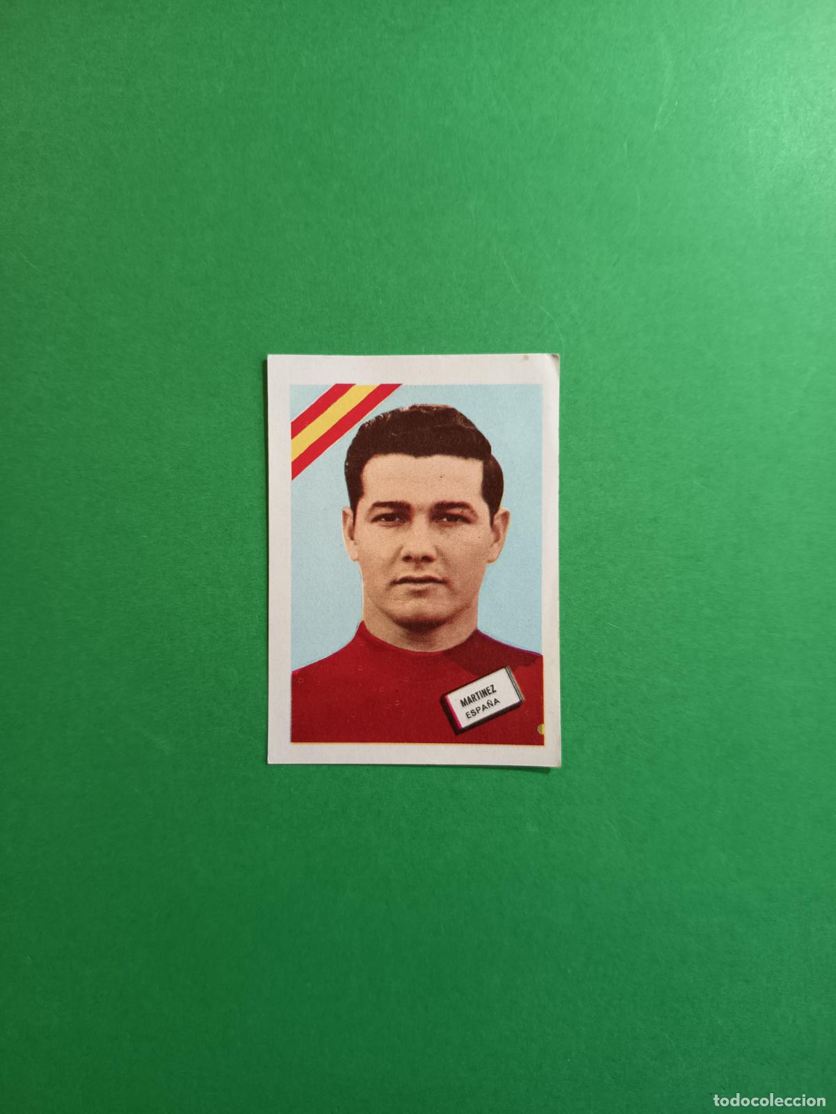 Cromos de F&uacute;tbol: CROMO SIN PEGAR MUNDIAL DE FUTBOL CHILE 1962 MARTINEZ SELECCION ESPA&Ntilde;A