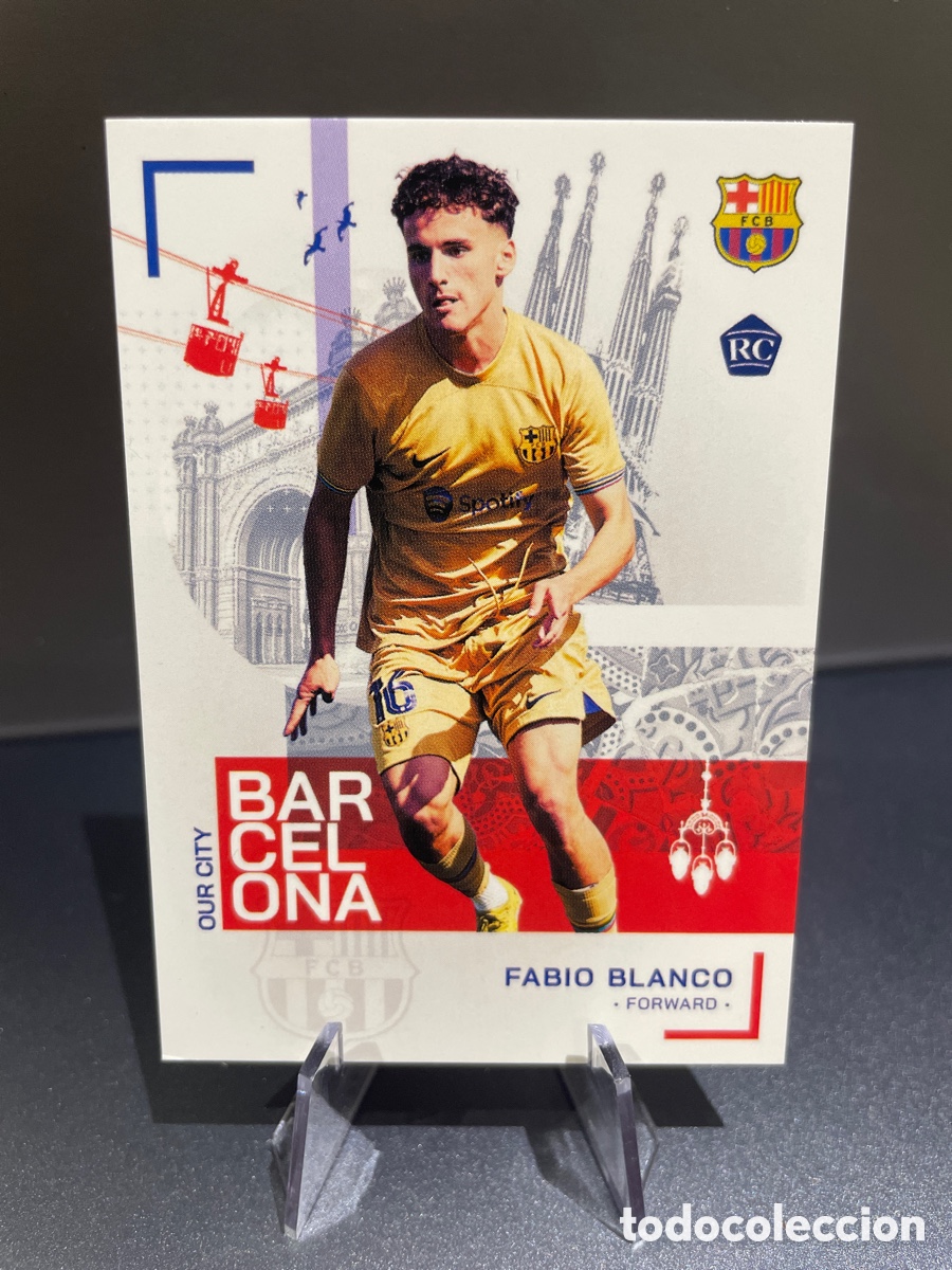 Cromos de F&uacute;tbol: Fabio Blanco 29 Rookie Our City Topps FC Barcelona set 2022-23