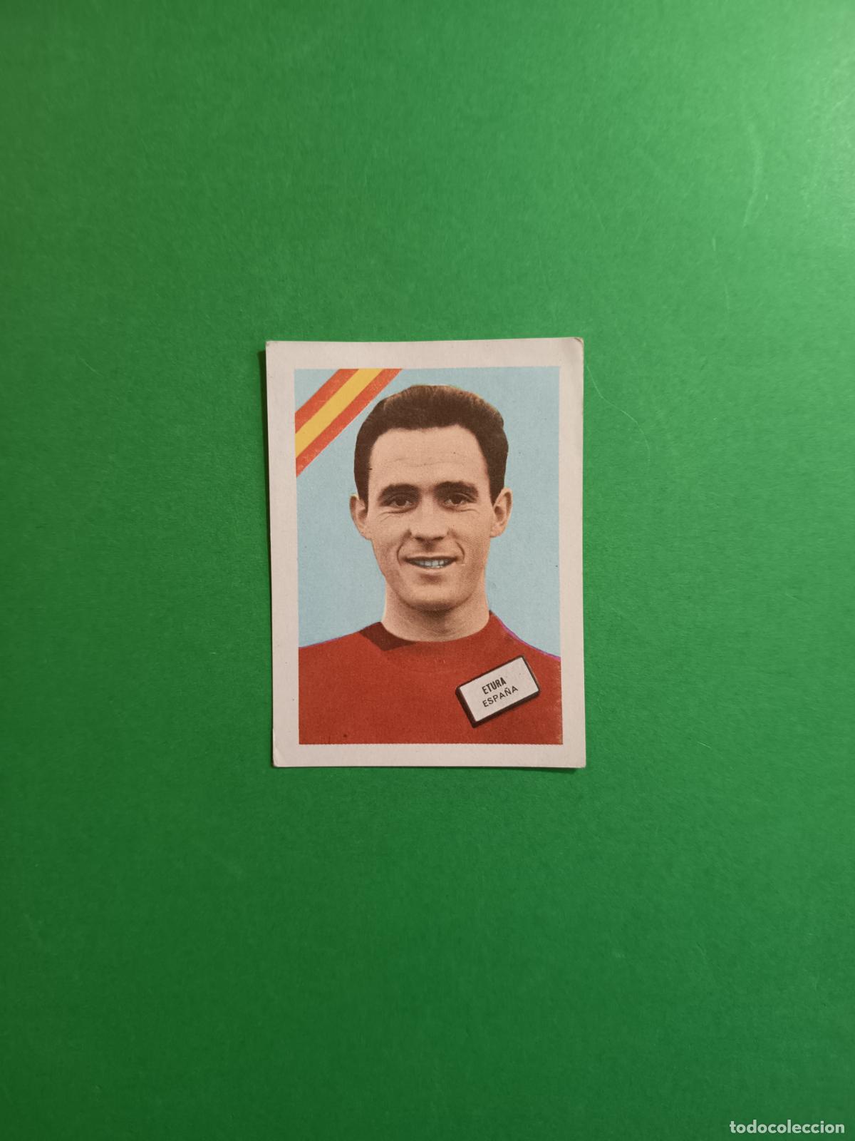 Cromos de F&uacute;tbol: CROMO SIN PEGAR MUNDIAL DE FUTBOL CHILE 1962 ETURA SELECCION ESPA&Ntilde;A