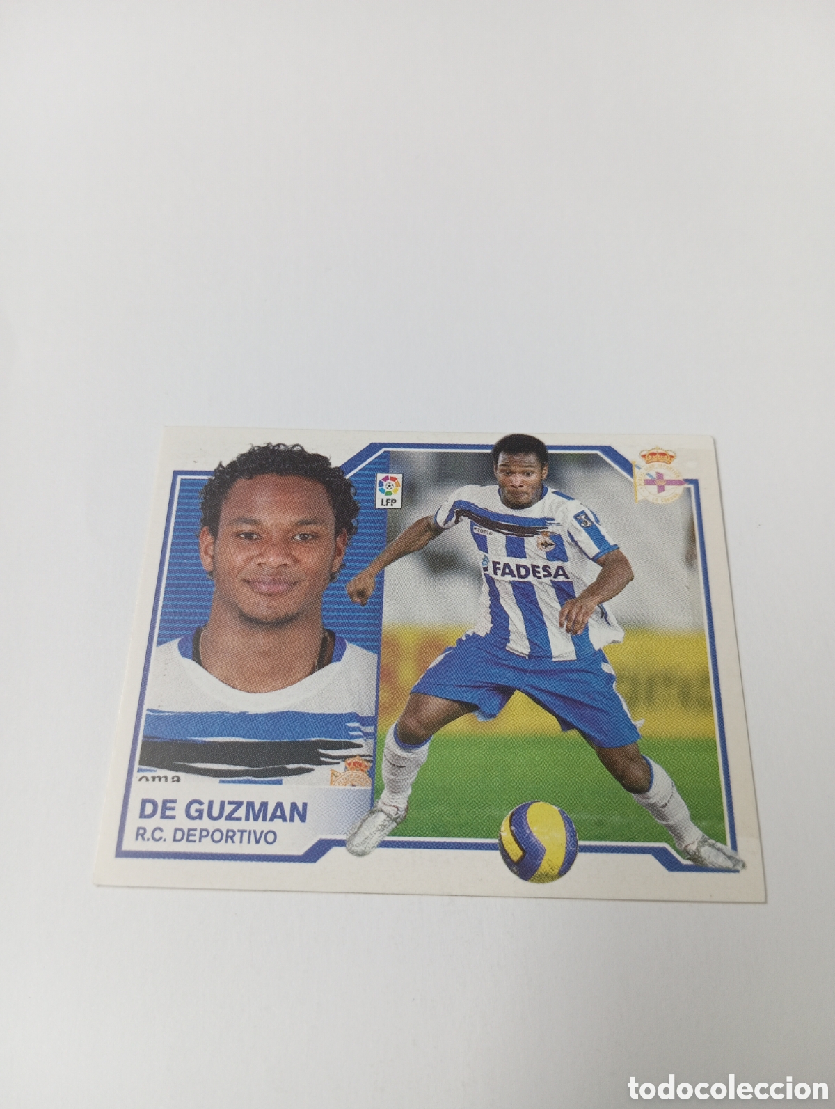 Figurine di Calcio: De Guzm&aacute;n Deportivo Liga Este 2007 2008 PANINI 07 08