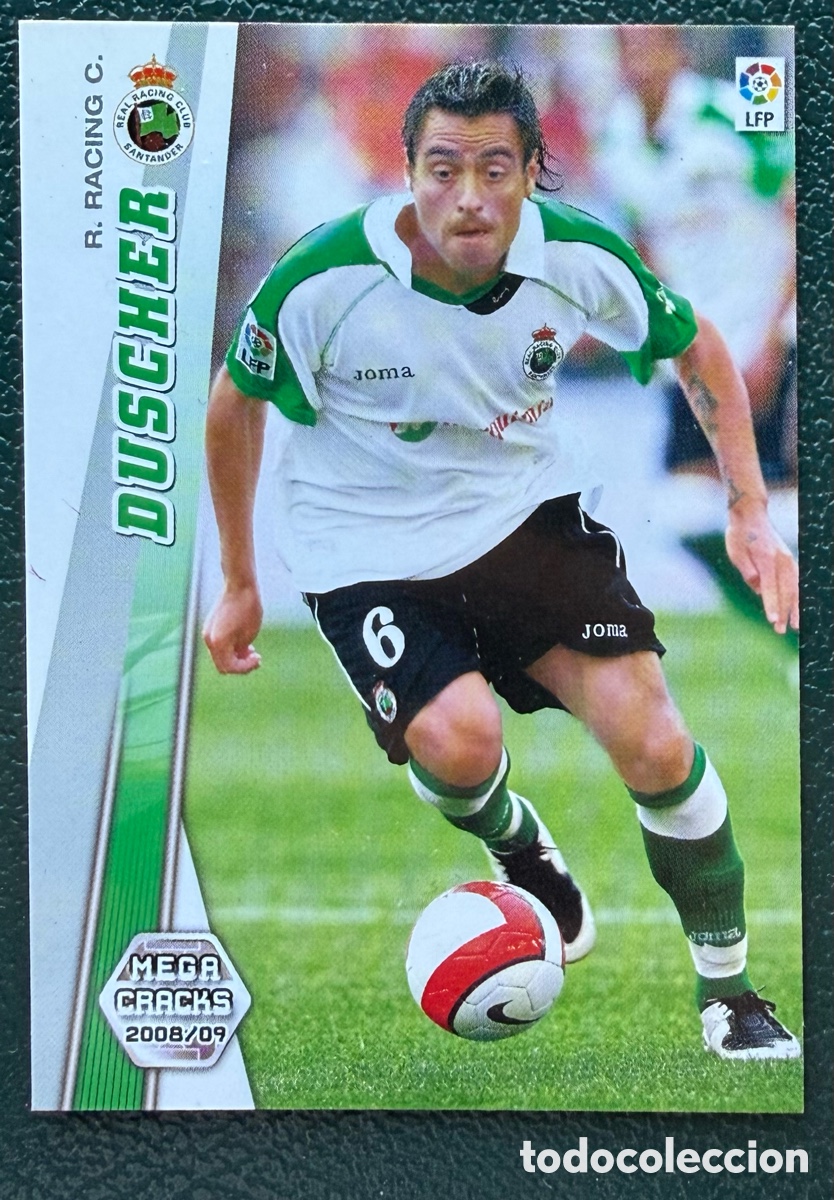 Fu&szlig;ball-Sticker: 245 DUSCHER RACING DE SANTANDER FICHAS ALBUM MEGACRACKS MGK 2008 2009 08 09