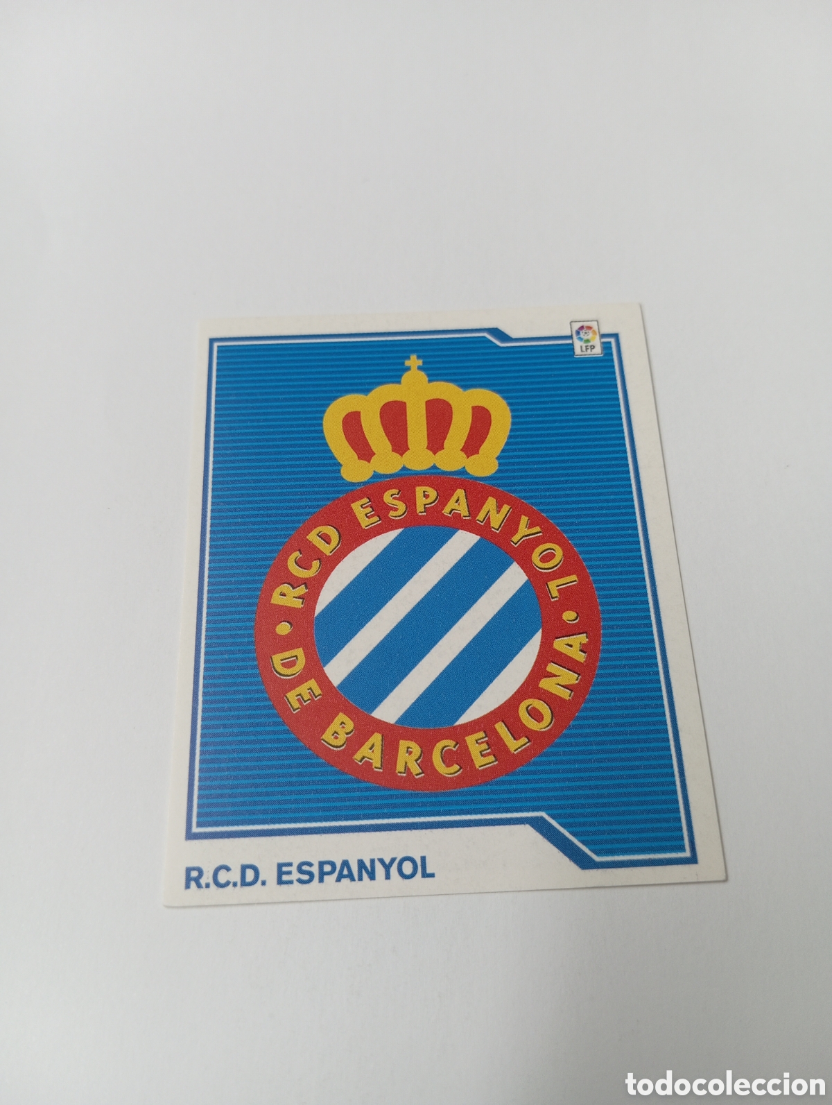 Figurine di Calcio: ESCUDO Espanyol Espa&ntilde;ol Liga Este 2007 2008 PANINI 07 08