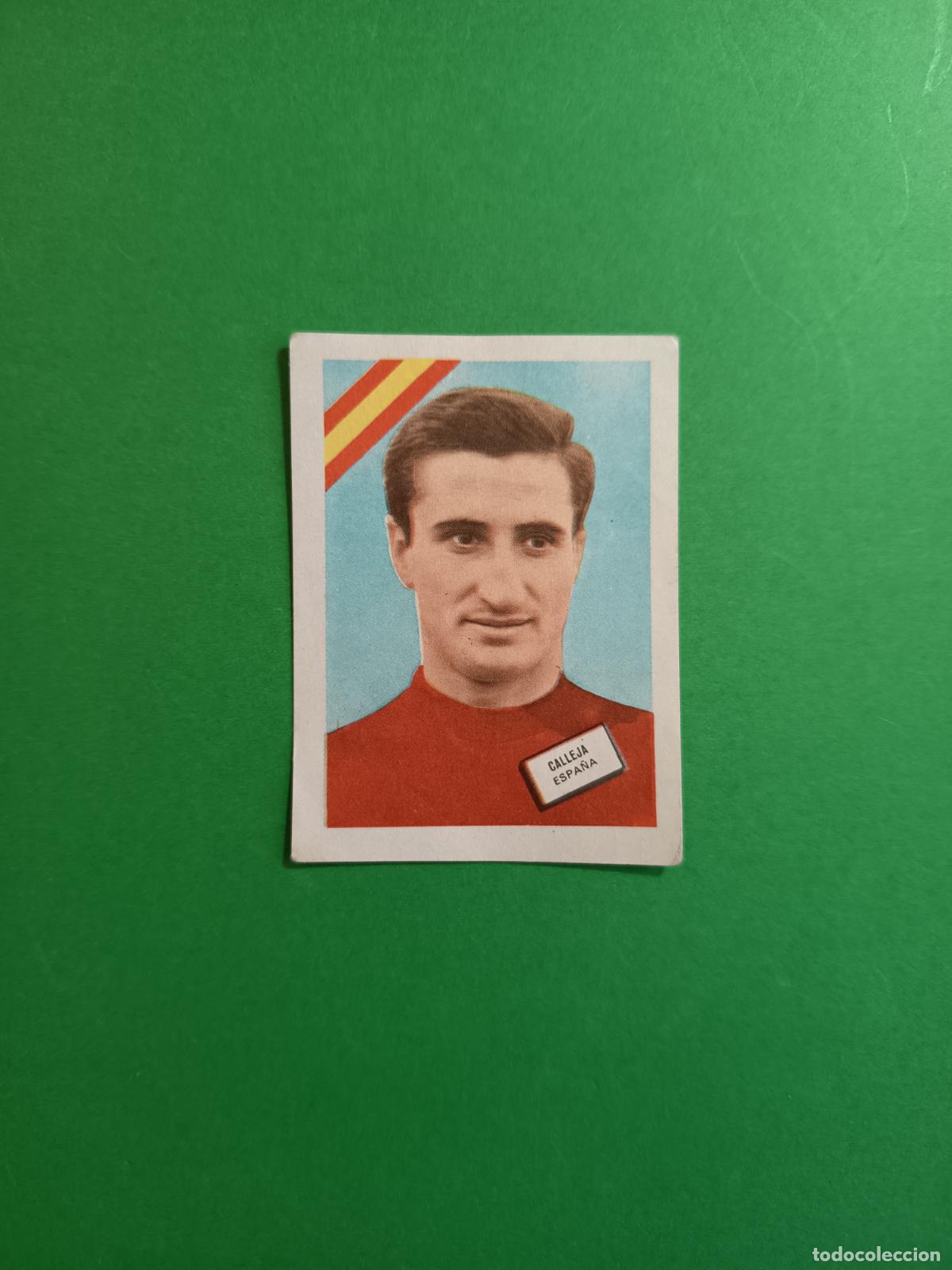 Cromos de F&uacute;tbol: CROMO SIN PEGAR MUNDIAL DE FUTBOL CHILE 1962 CALLEJA SELECCION ESPA&Ntilde;A