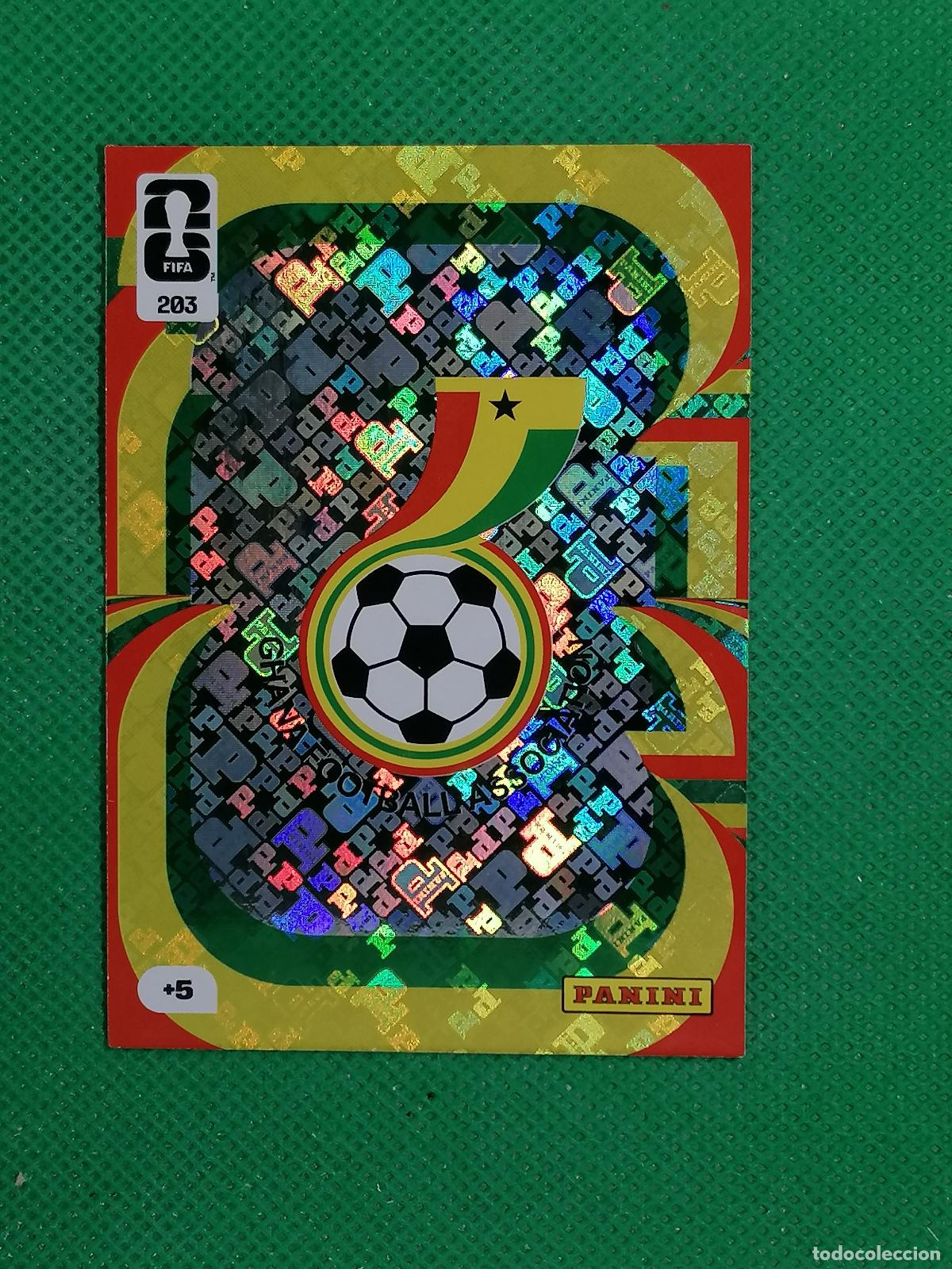 Cromos de F&uacute;tbol: 203 ESCUDO GHANA TEAM CREST ⚽ PANINI ADRENALYN FIFA WORLD CUP 26 2026 ⚽